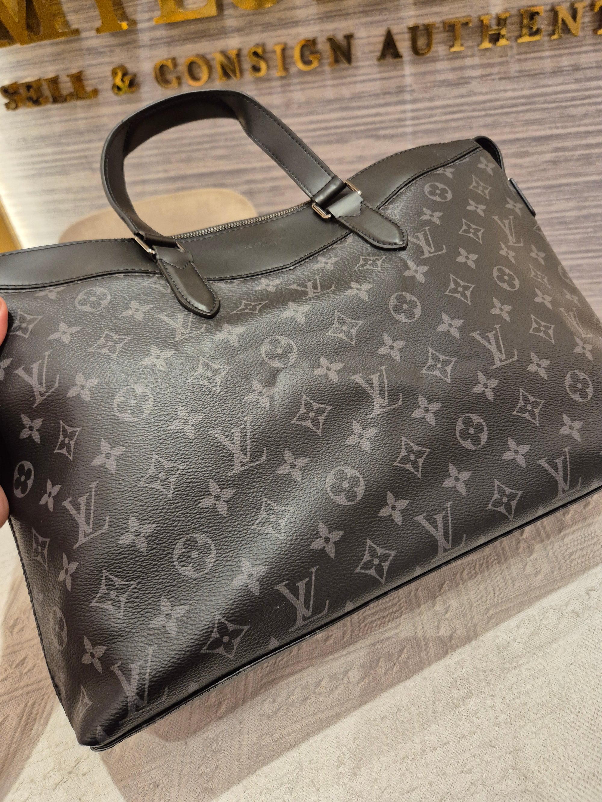 Louis Vuitton Explore Briefcase Monogram Eclipse