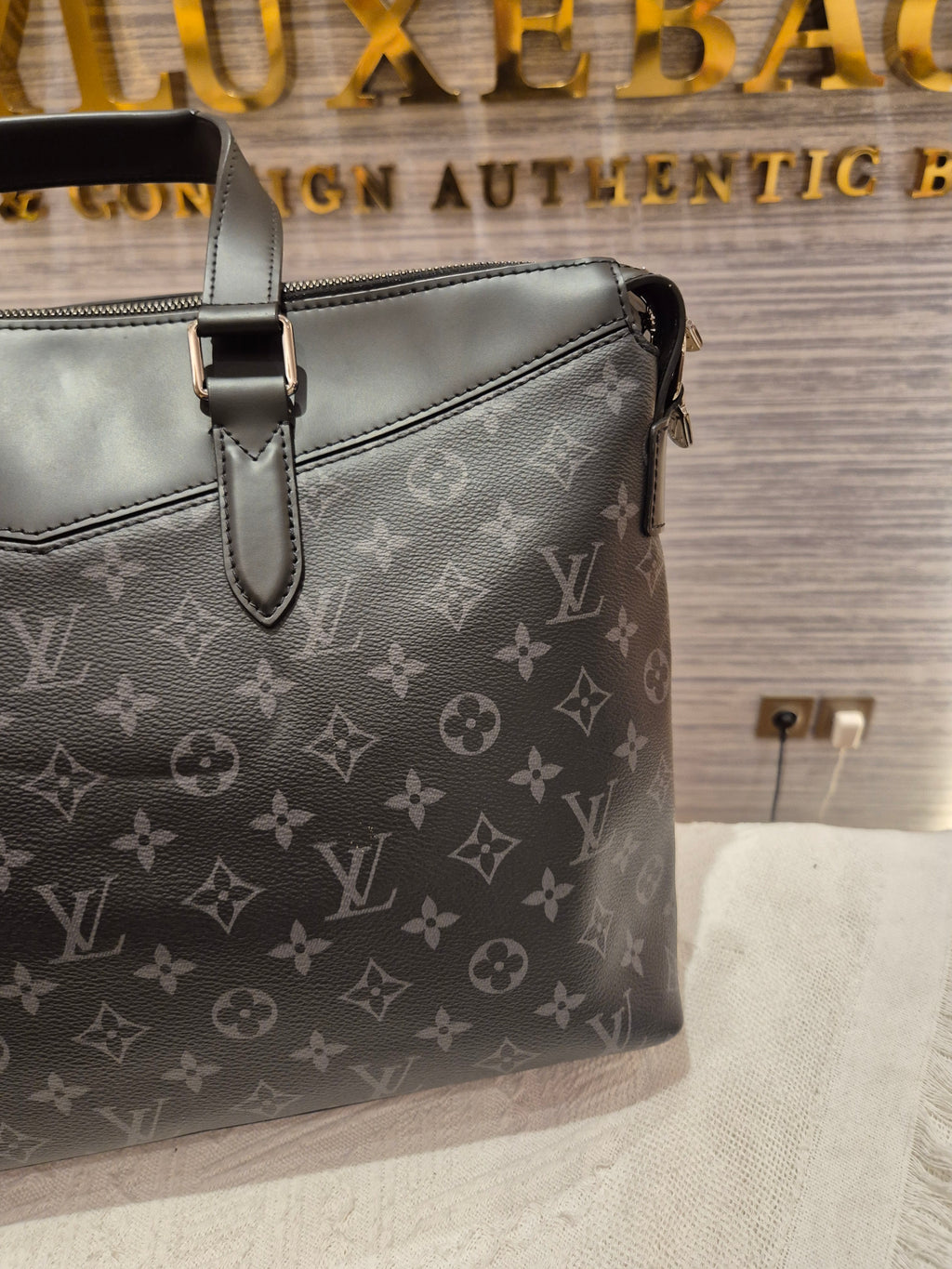 Louis Vuitton Explore Briefcase Monogram Eclipse