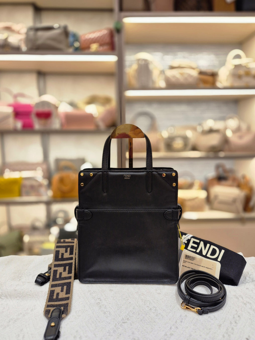 Fendi Mini Flip Black