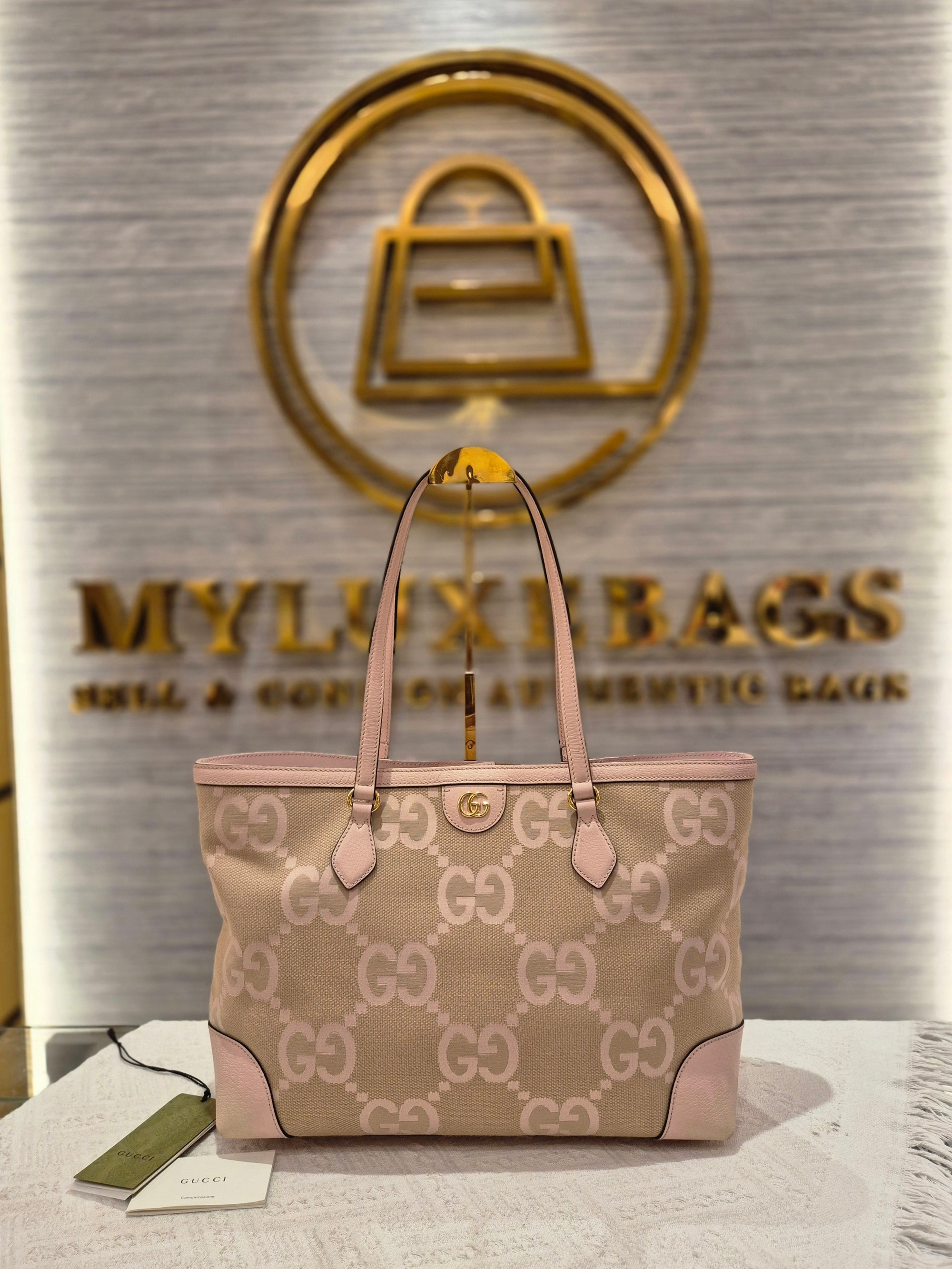 Gucci Totebag GG Jumbo Pink