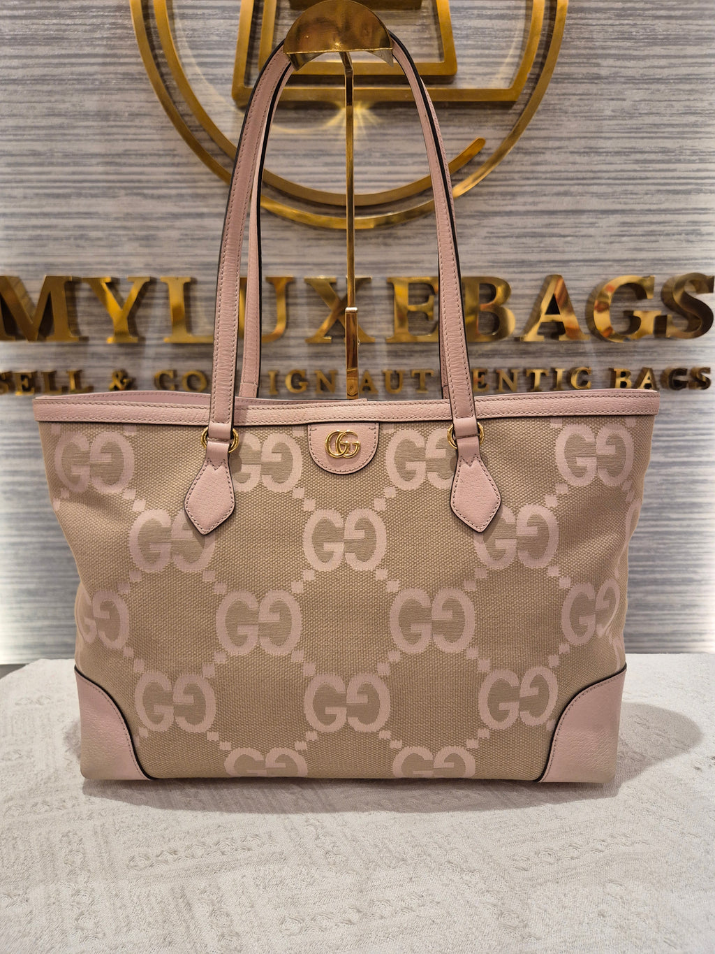 Gucci Totebag GG Jumbo Pink