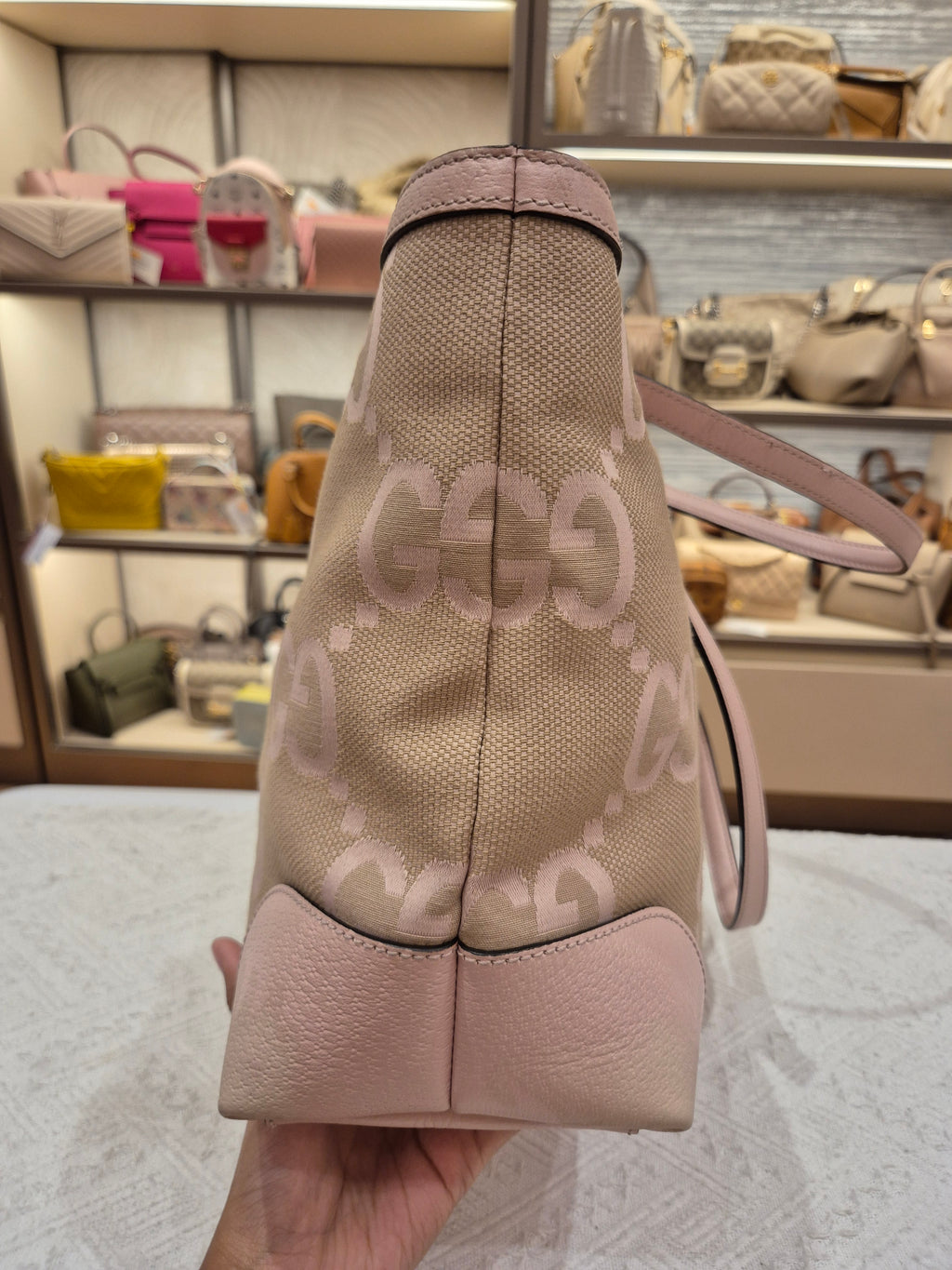 Gucci Totebag GG Jumbo Pink