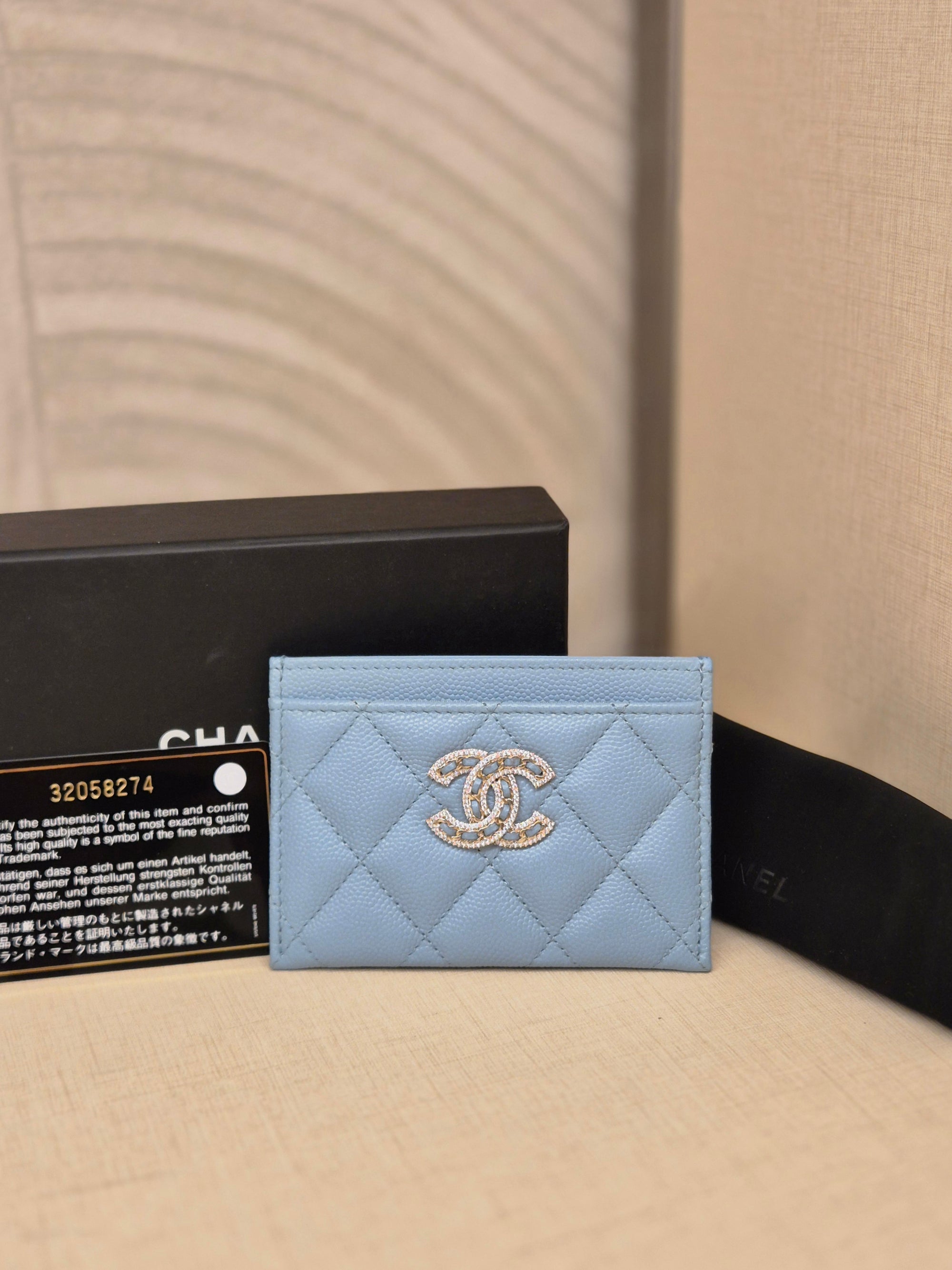 Chanel 19 Card Holder