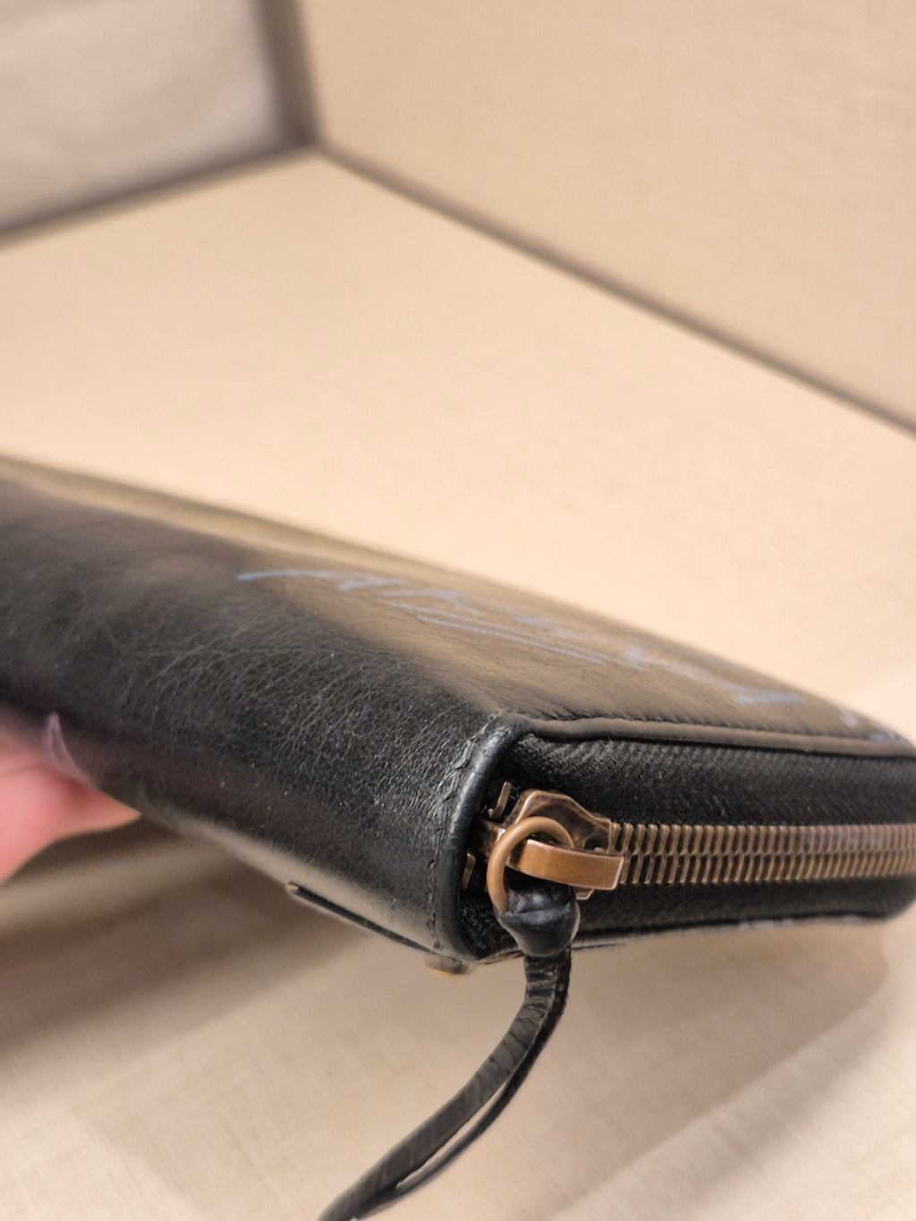 Balenciaga Zip Long wallet Grafitti