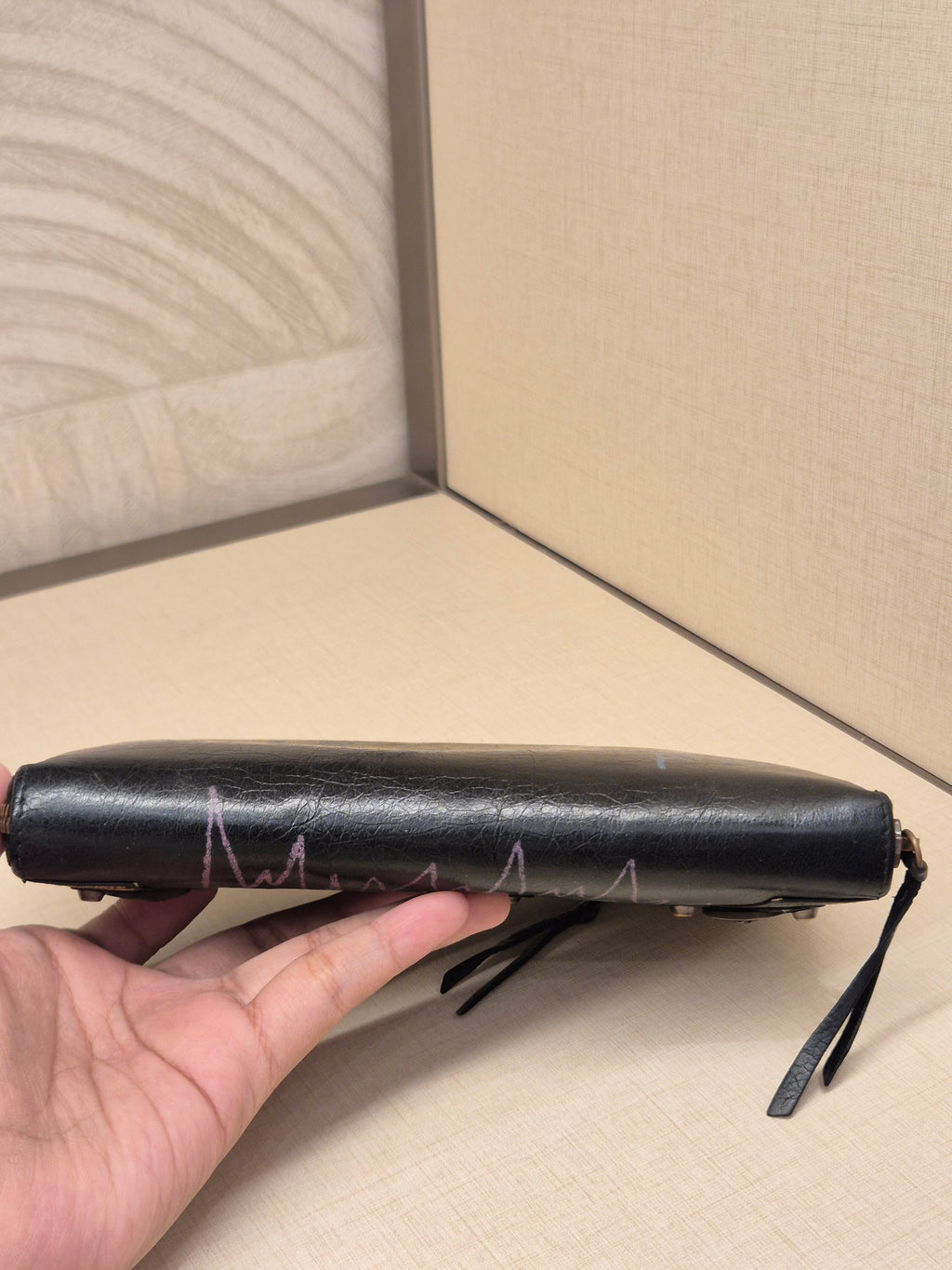 Balenciaga Zip Long wallet Grafitti