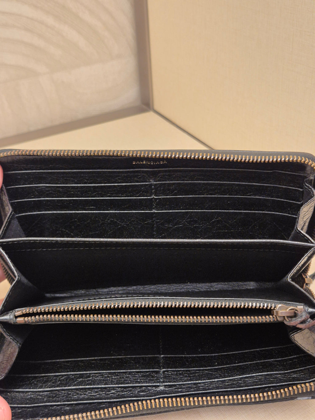 Balenciaga Zip Long wallet Grafitti