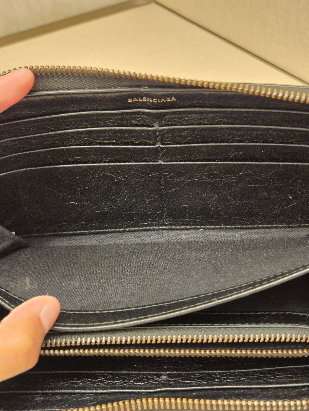 Balenciaga Zip Long wallet Grafitti