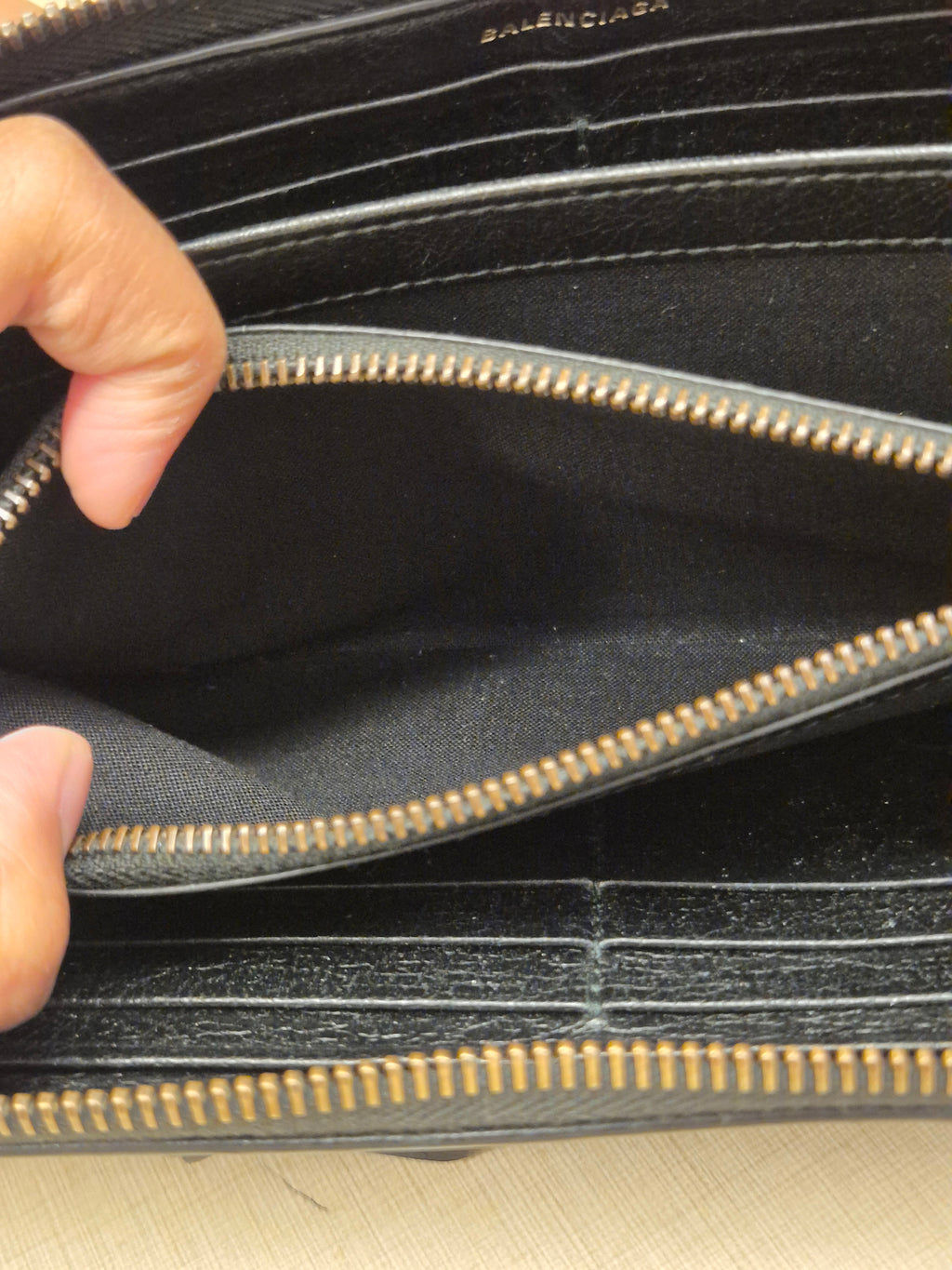 Balenciaga Zip Long wallet Grafitti