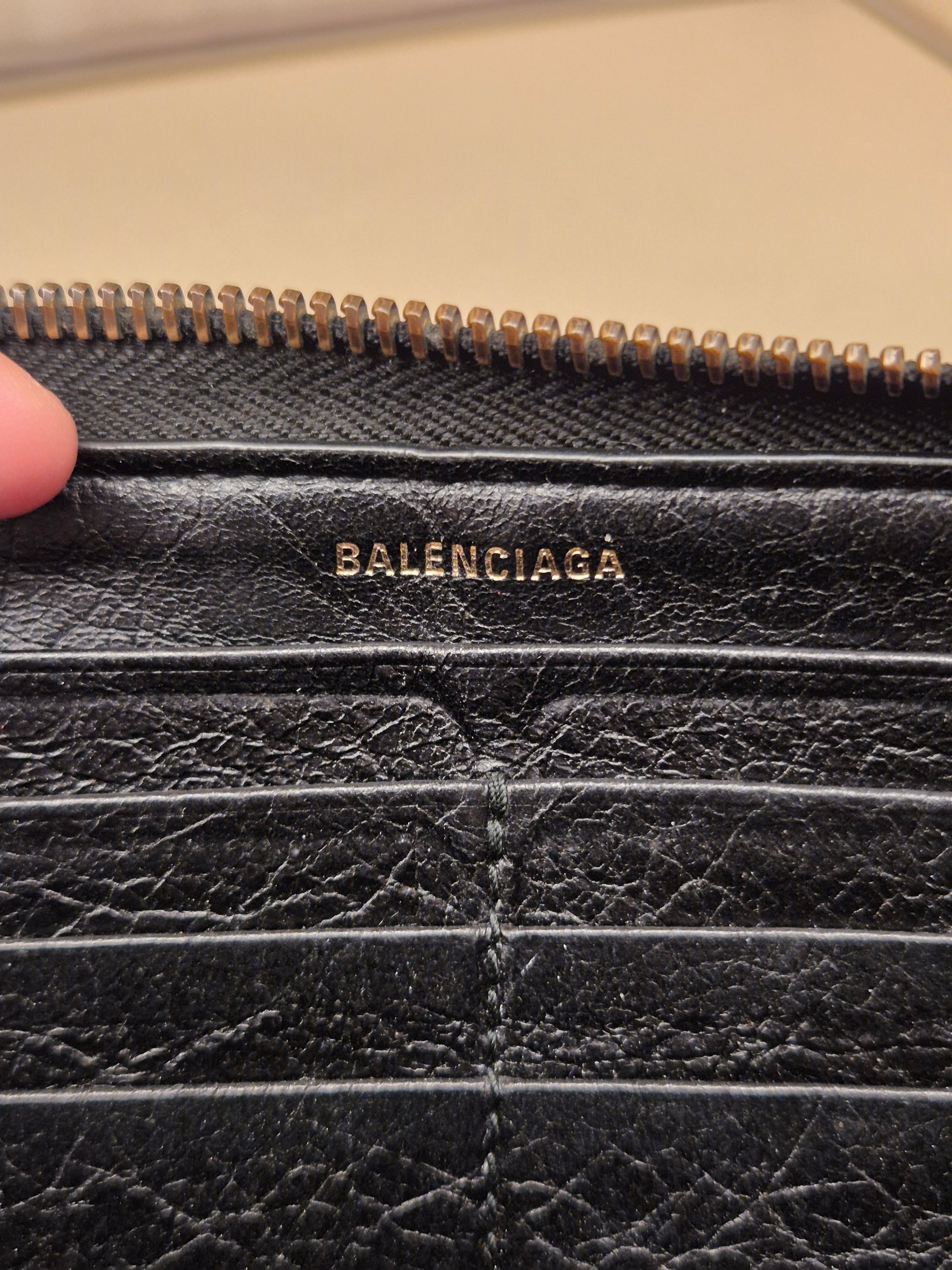 Balenciaga Zip Long wallet Grafitti