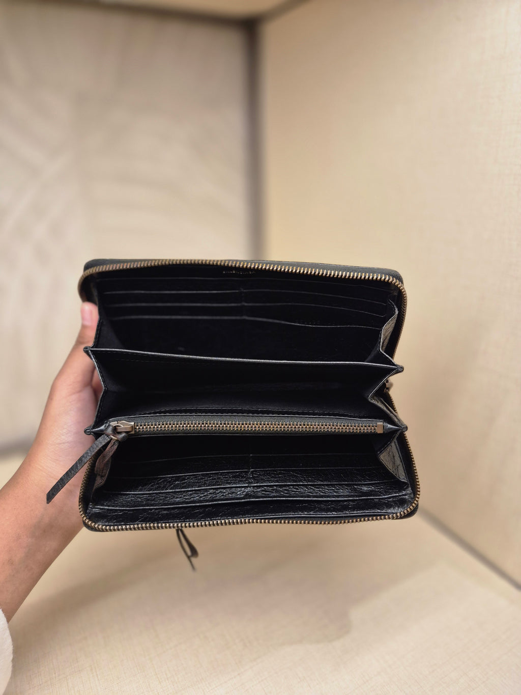Balenciaga Zip Long wallet Grafitti