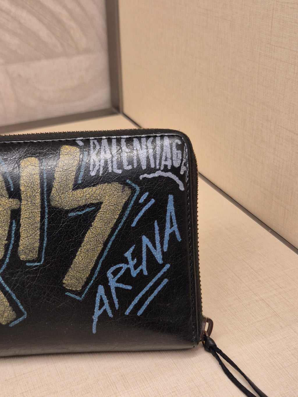 Balenciaga Zip Long wallet Grafitti