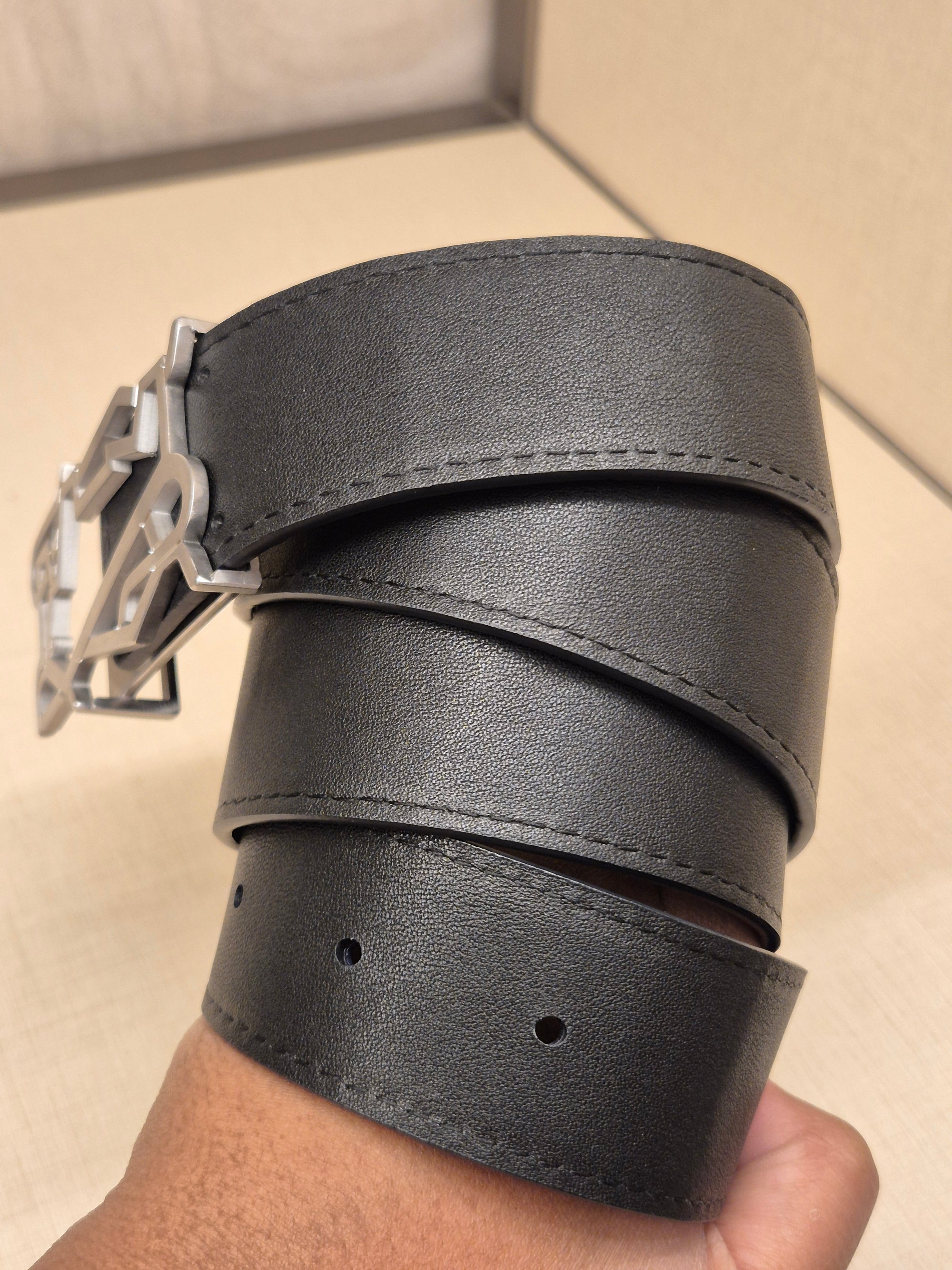 Braun Buffel Belt Croco Revisible