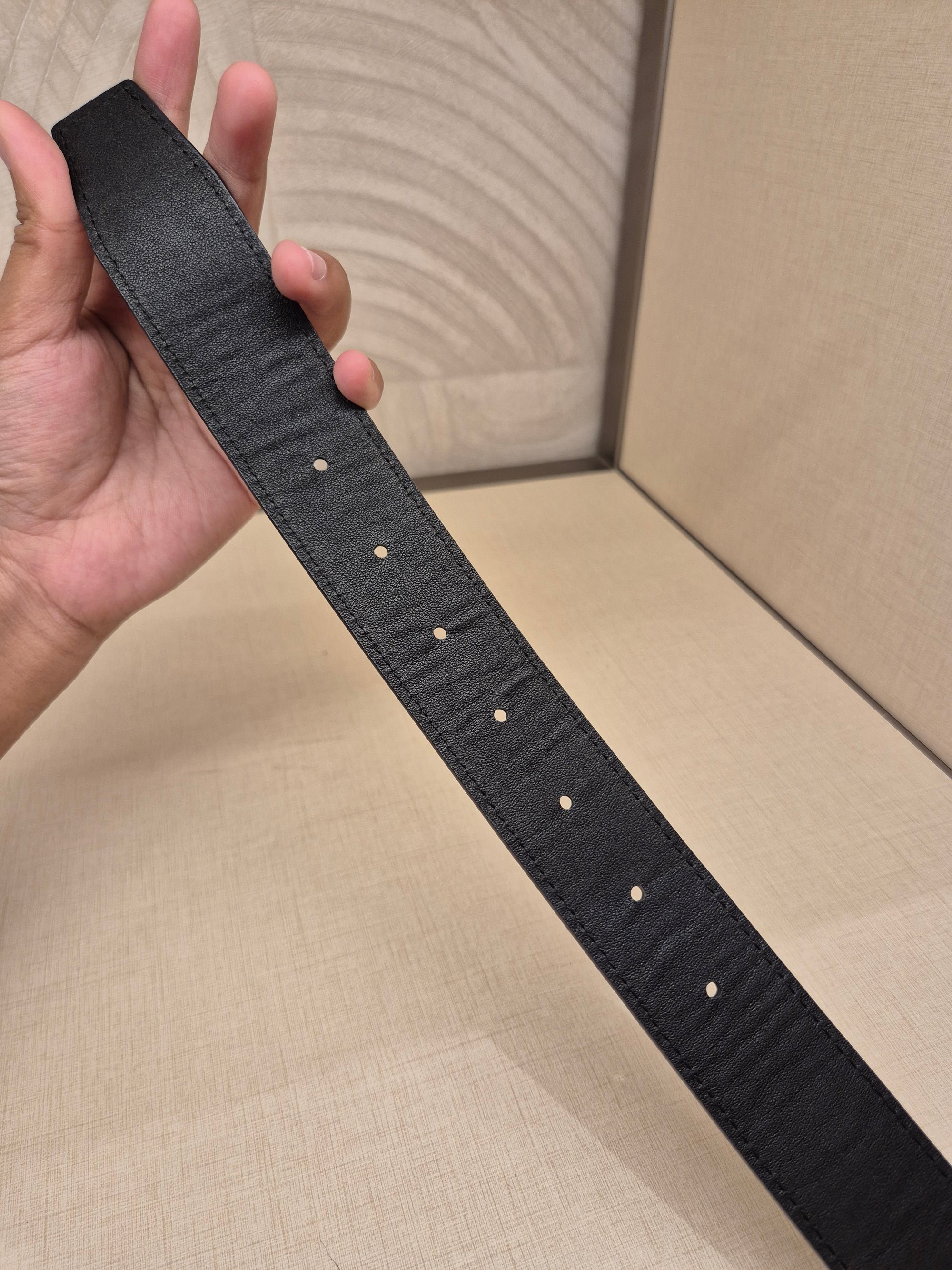 Braun Buffel Belt Croco Revisible