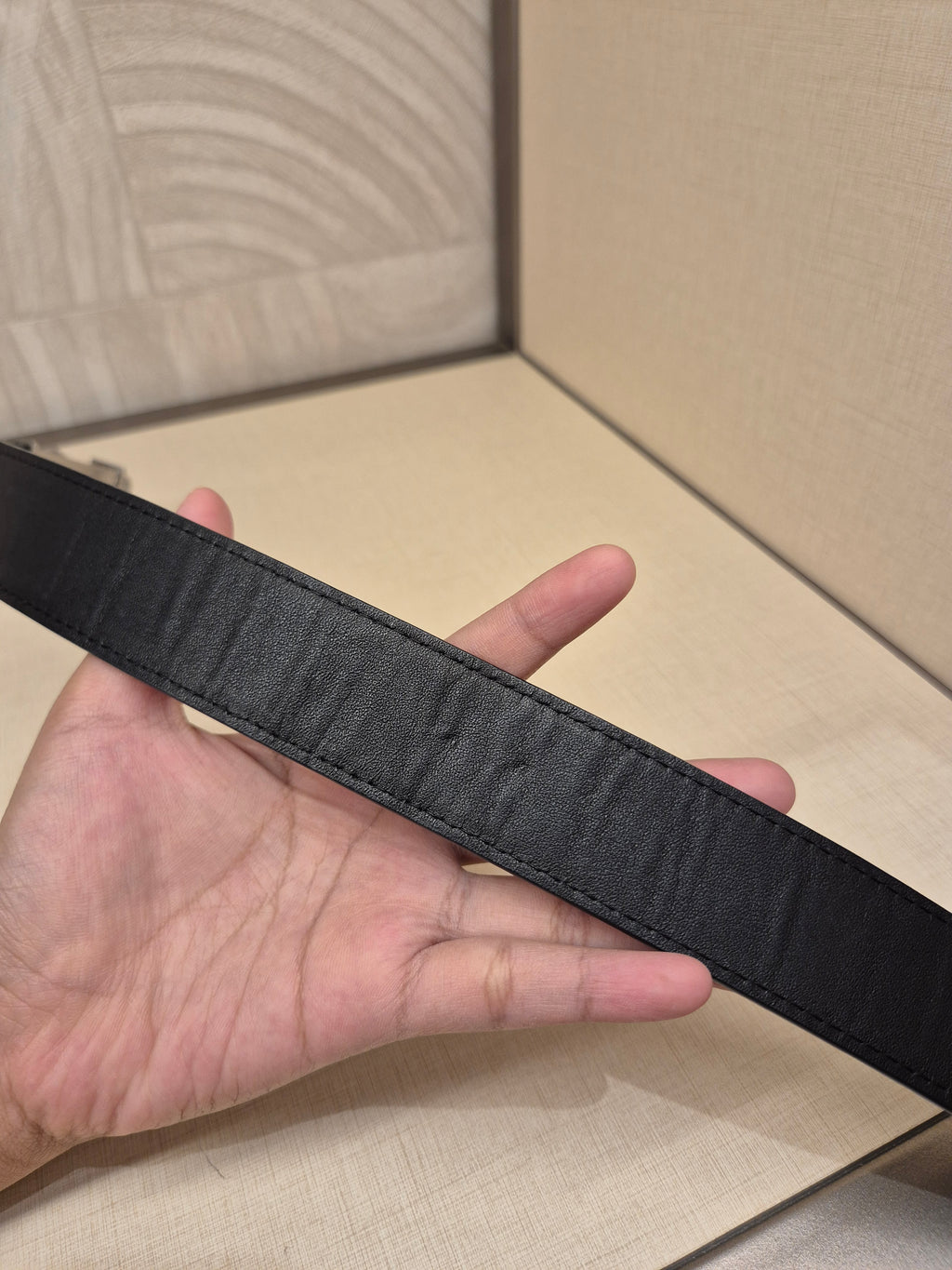 Braun Buffel Belt Croco Revisible