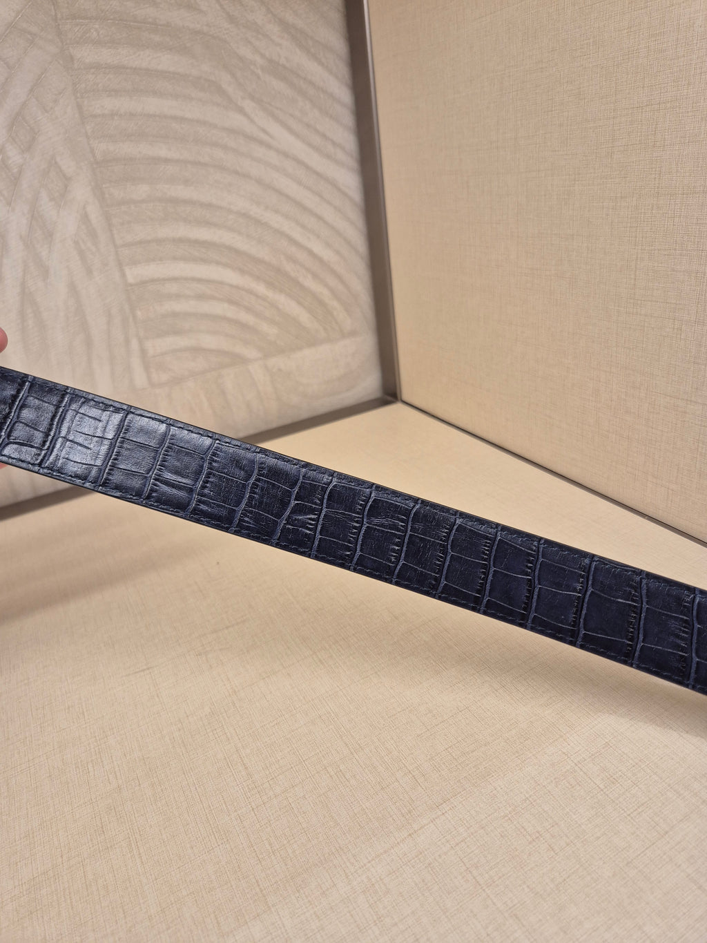 Braun Buffel Belt Croco Revisible