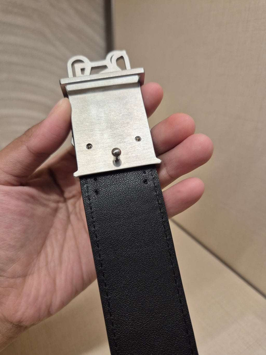 Braun Buffel Belt Croco Revisible