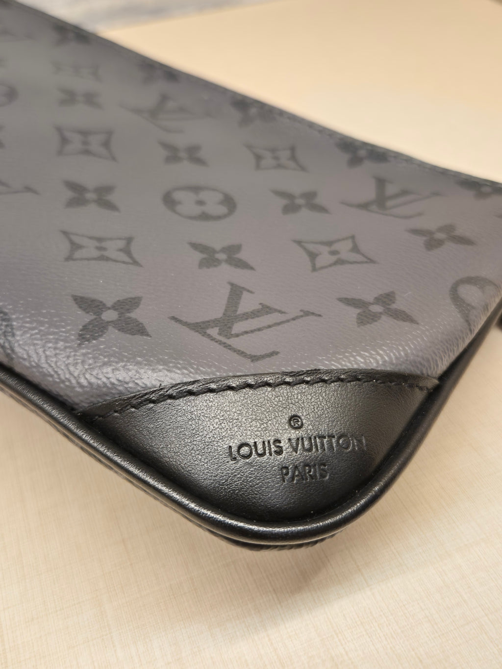 Louis Vuitton Trio Mesenger Monogram Eclipse