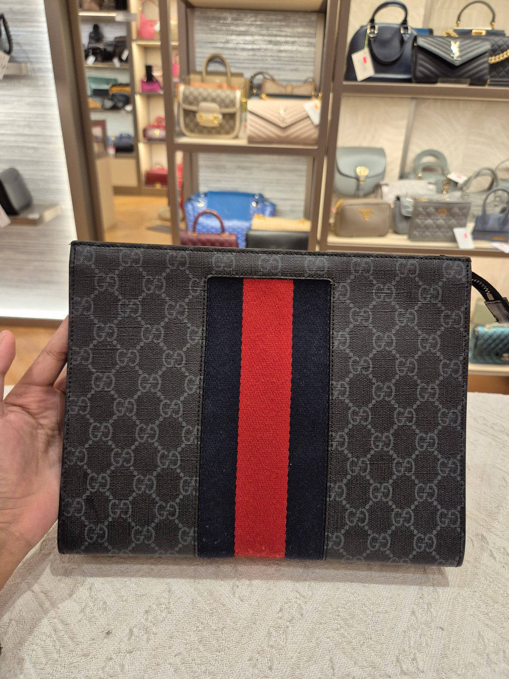 Gucci Ophidia Clutch Monogram