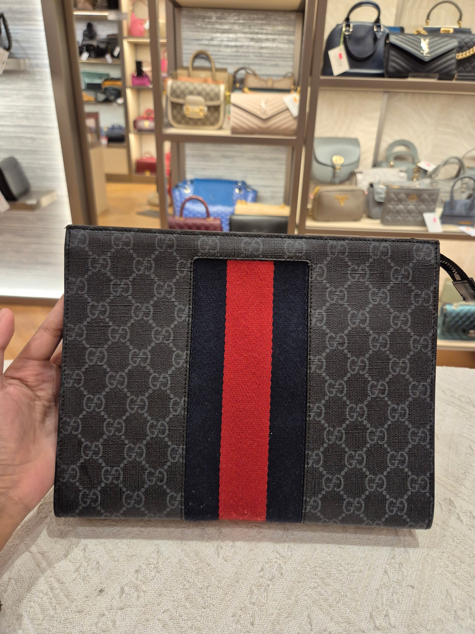 Gucci Ophidia Clutch Monogram