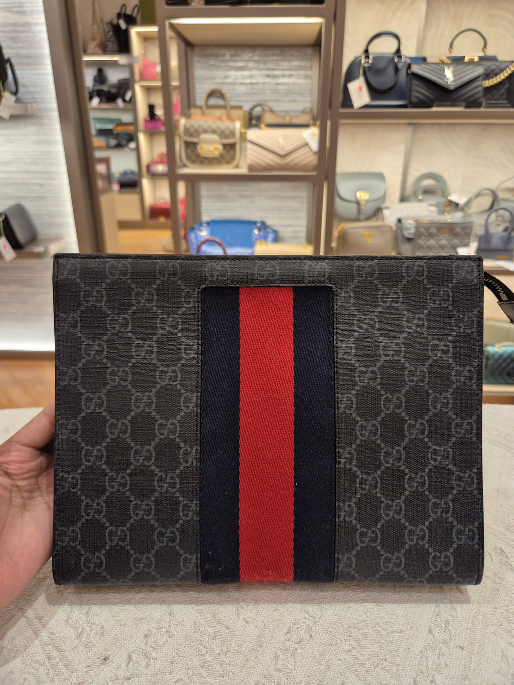 Gucci Ophidia Clutch Monogram