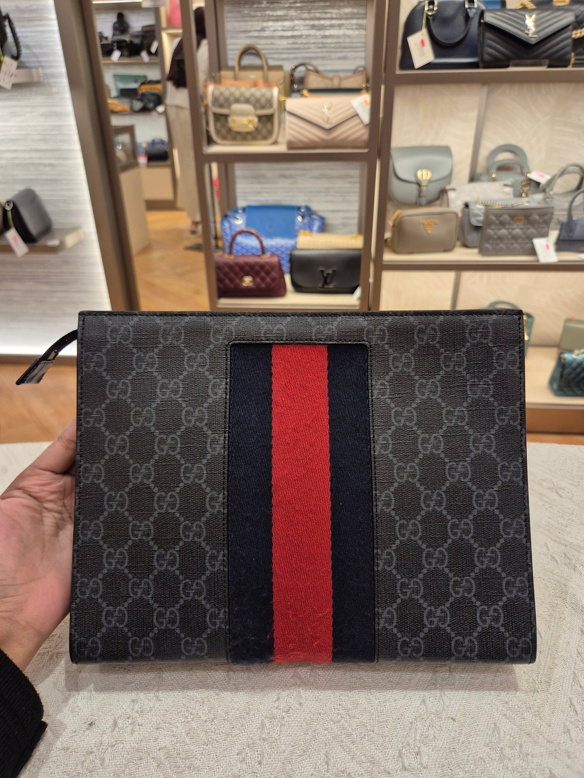 Gucci Ophidia Clutch Monogram