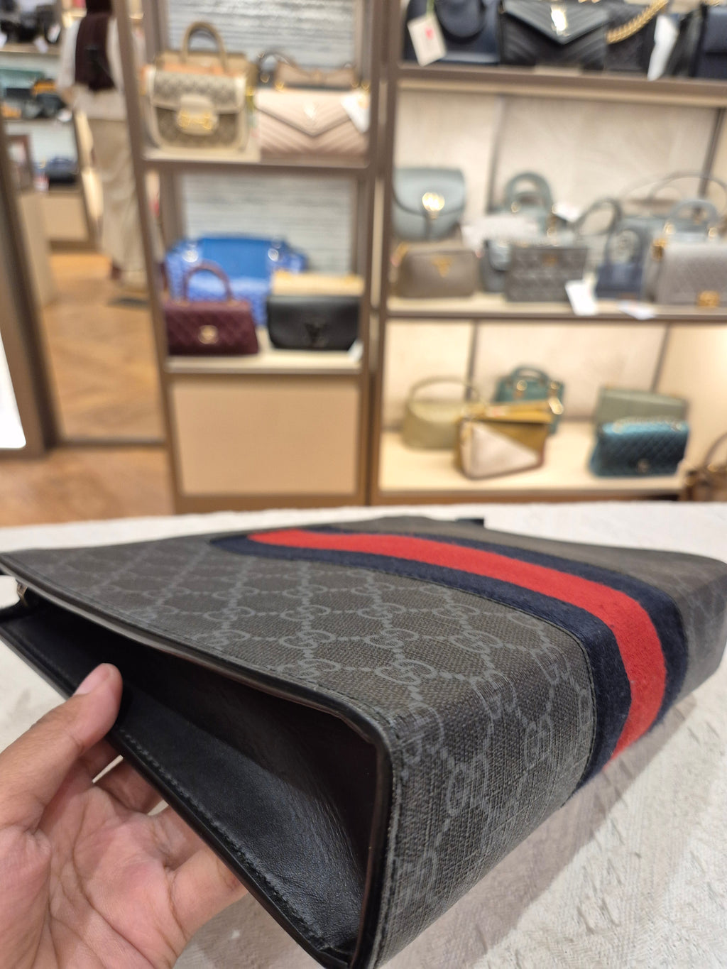 Gucci Ophidia Clutch Monogram