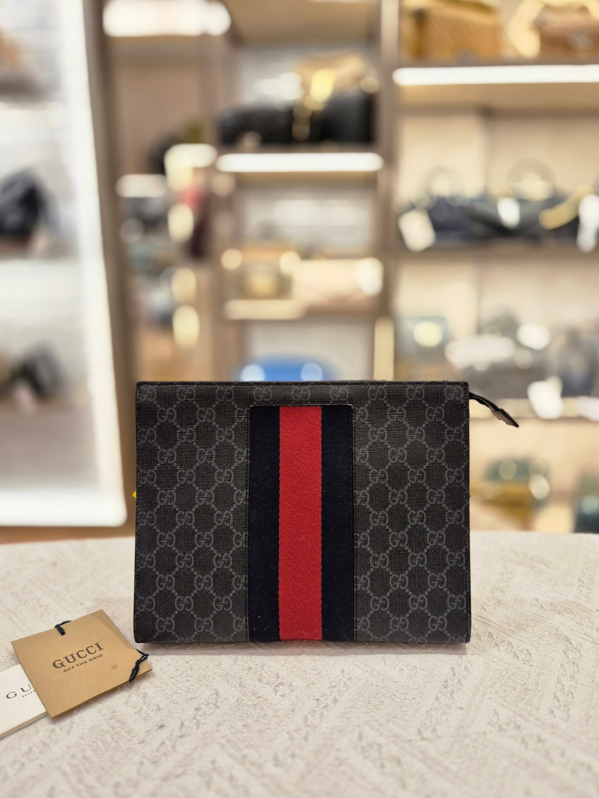 Gucci Ophidia Clutch Monogram