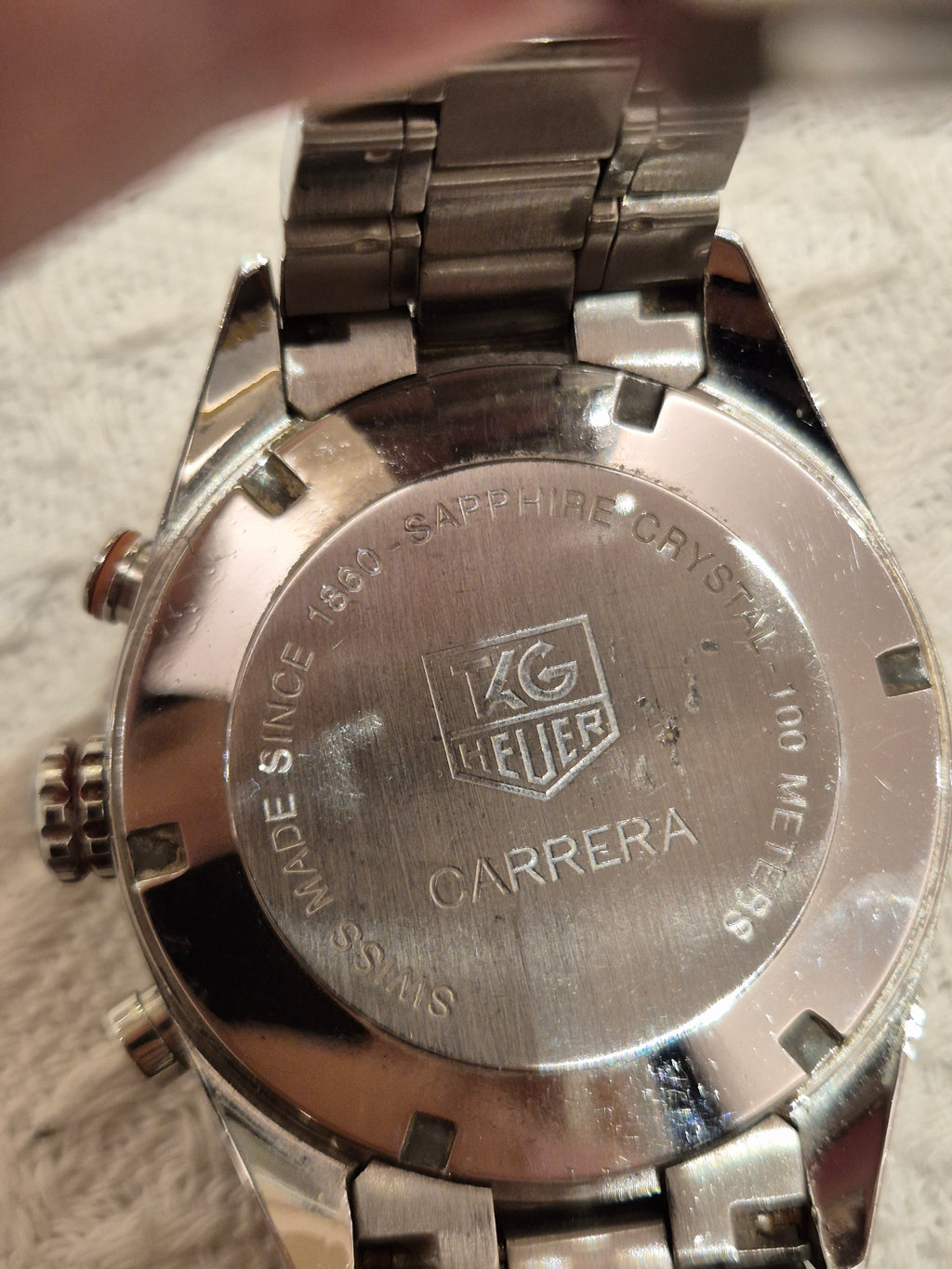 Tag Heuer Watch Chain Dial Blue