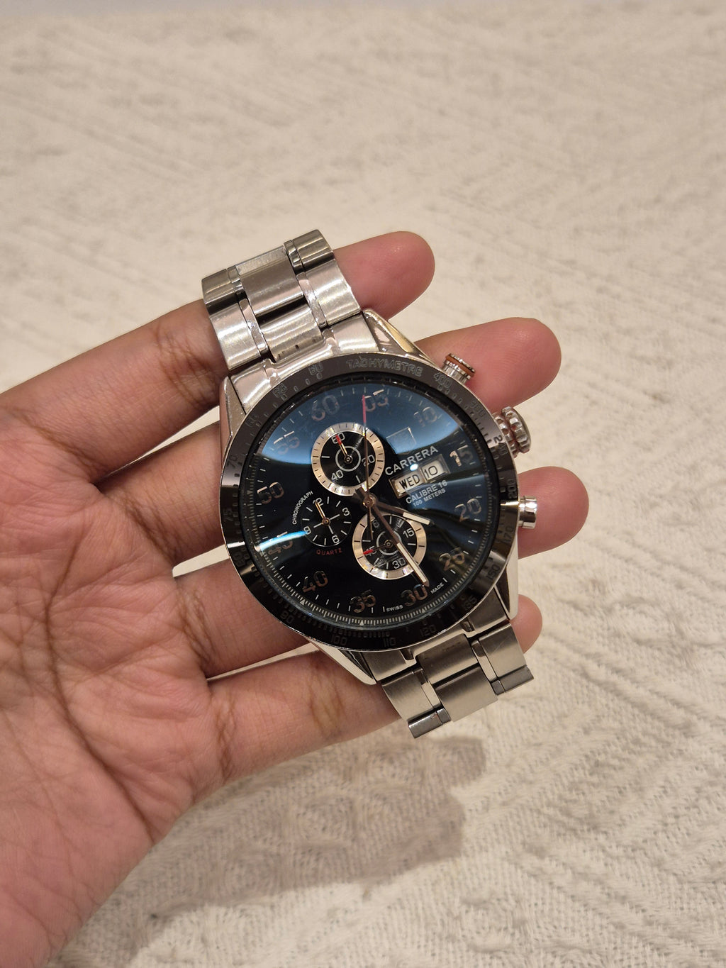 Tag Heuer Watch Chain Dial Blue