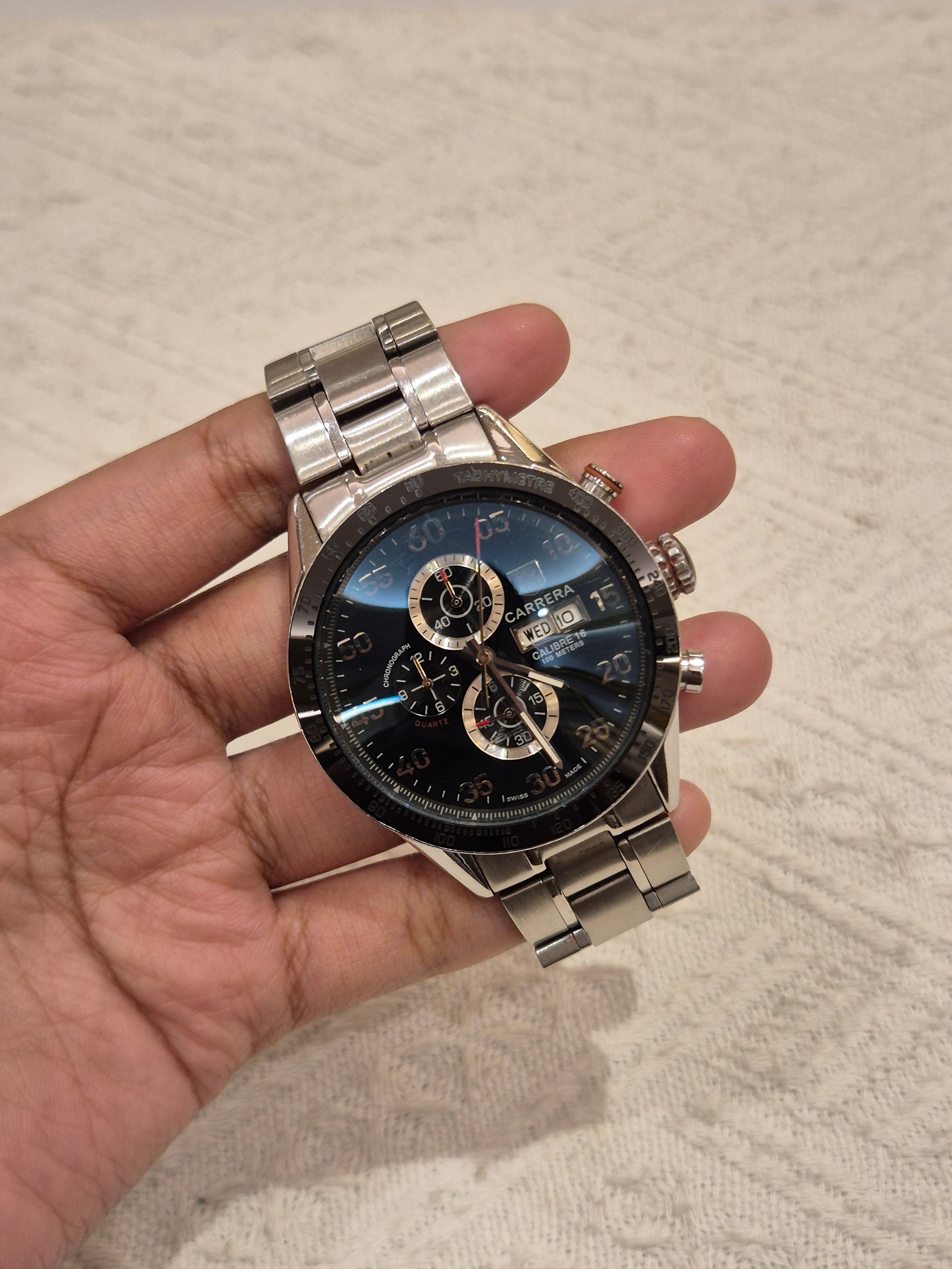 Tag Heuer Watch Chain Dial Blue