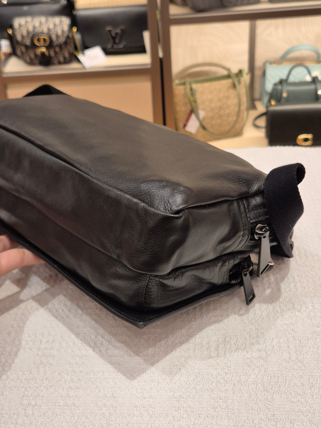 Bottega Veneta Camera Bag Interciato