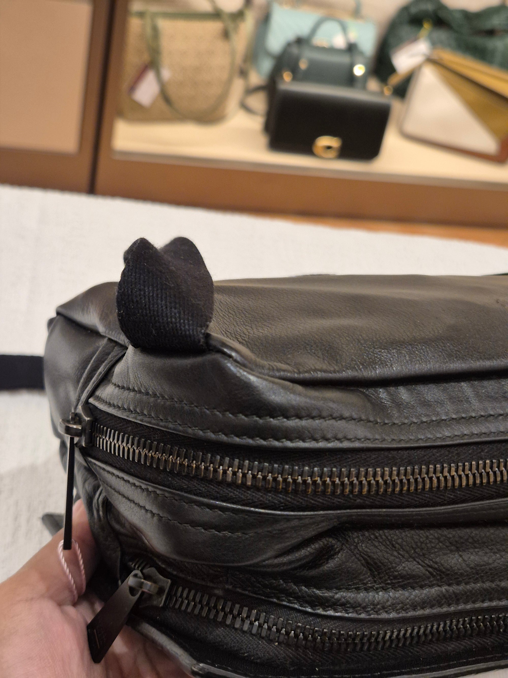 Bottega Veneta Camera Bag Interciato