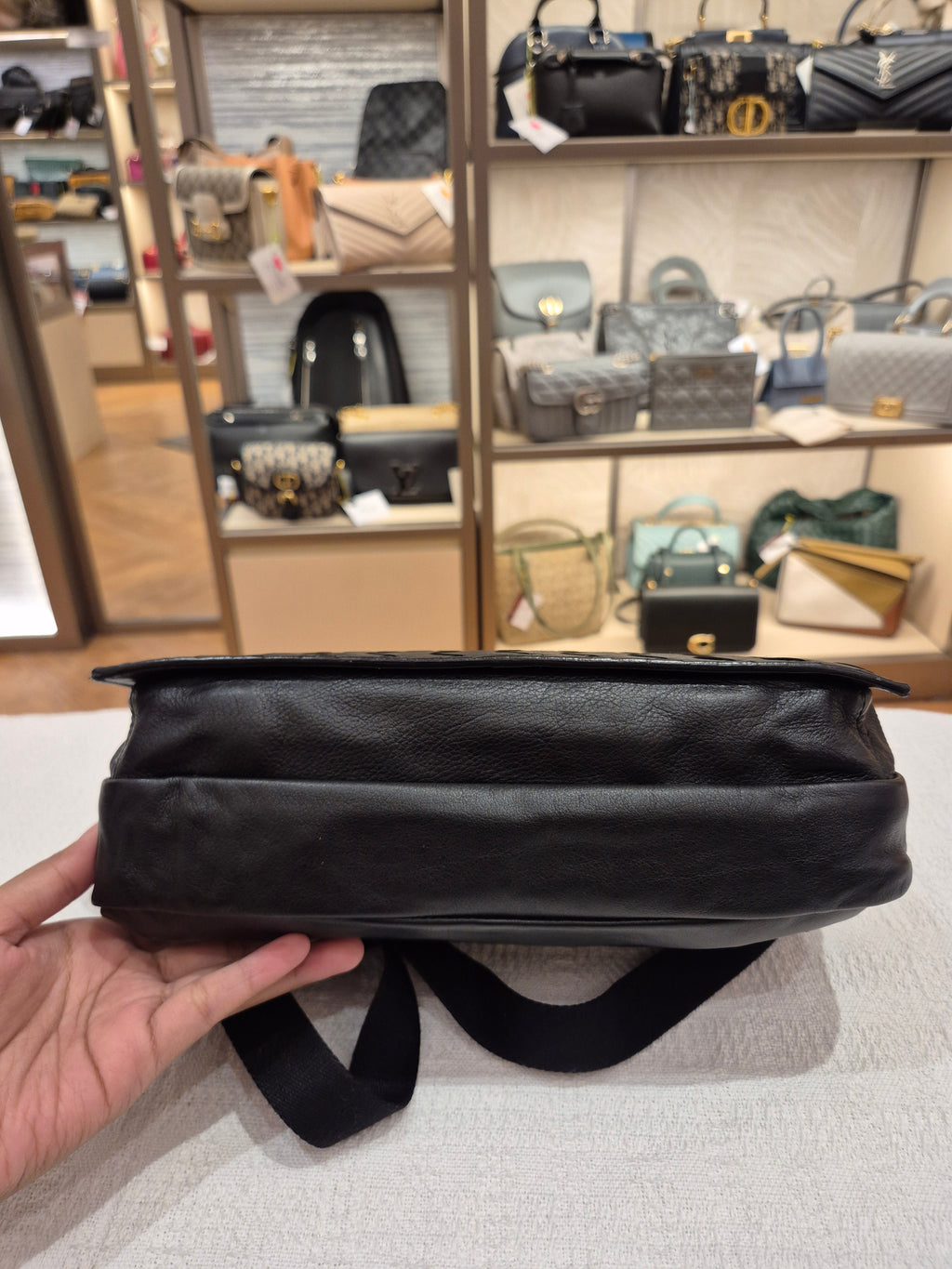 Bottega Veneta Camera Bag Interciato
