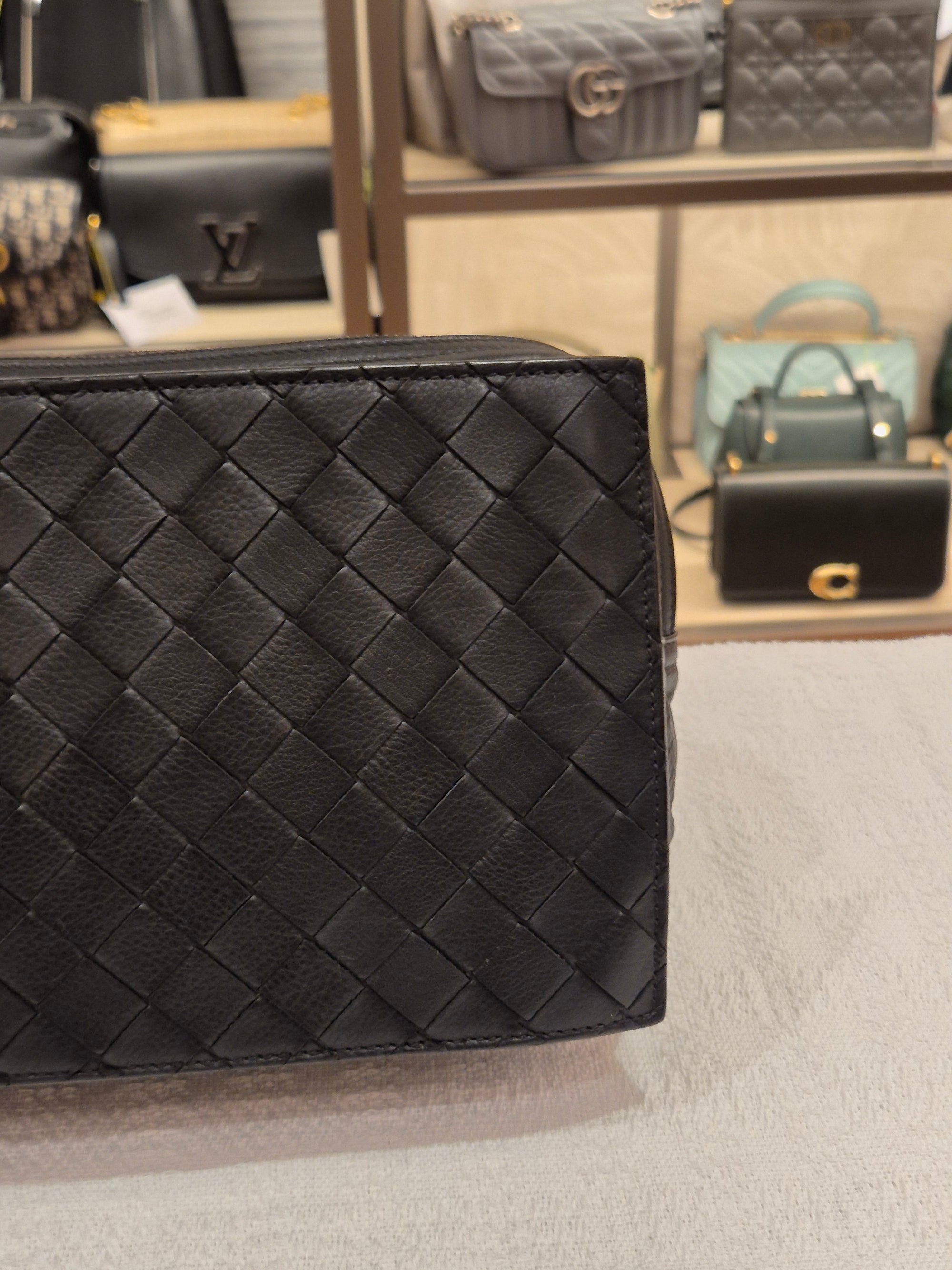 Bottega Veneta Camera Bag Interciato