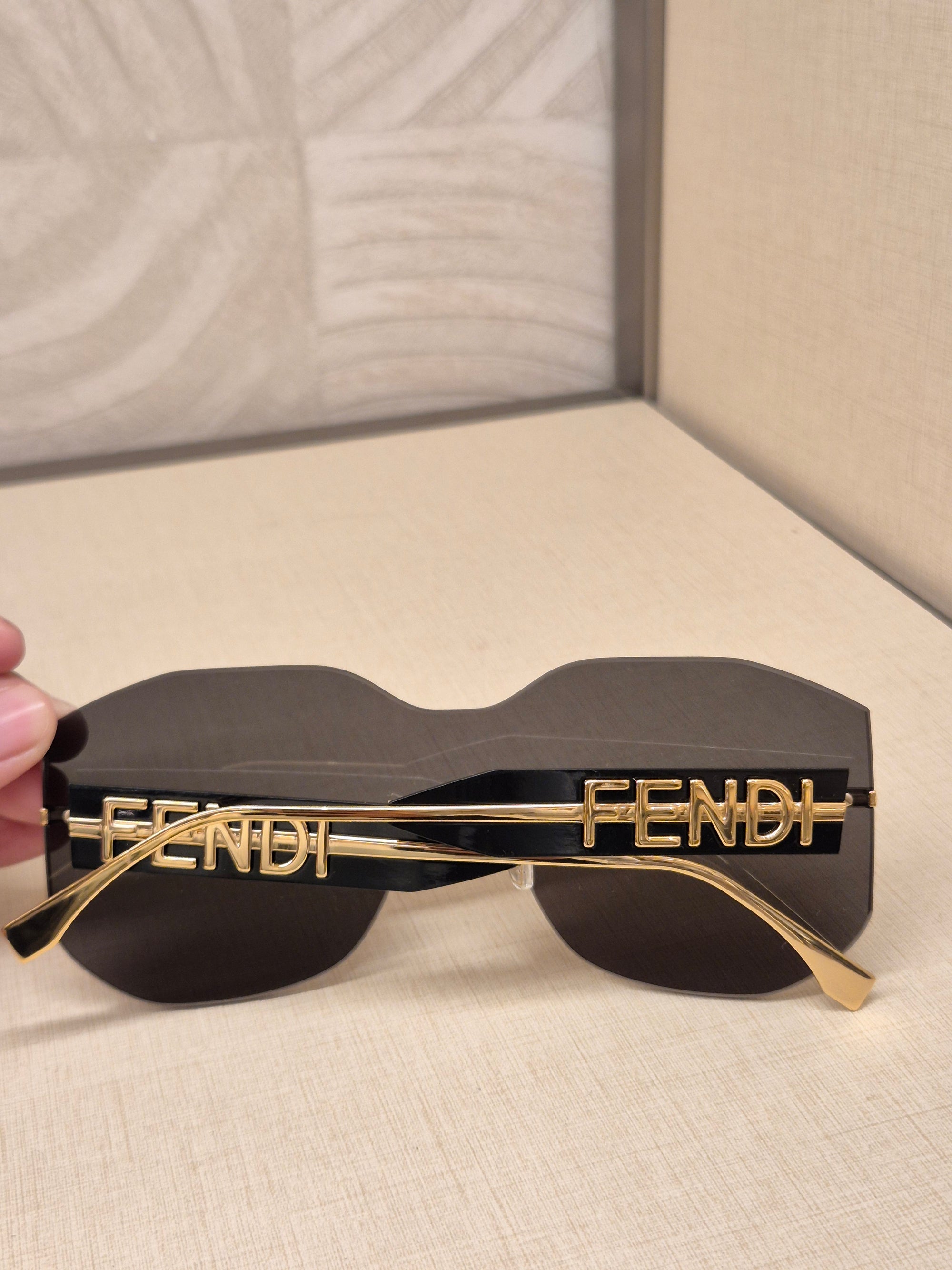 Fendi Sunglasses Rimles Shield