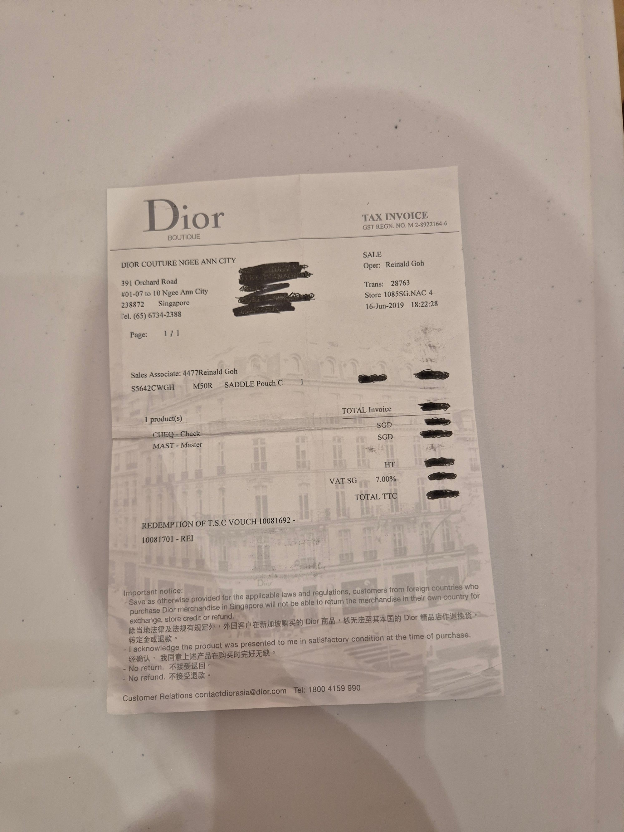 Dior Saddle Trio