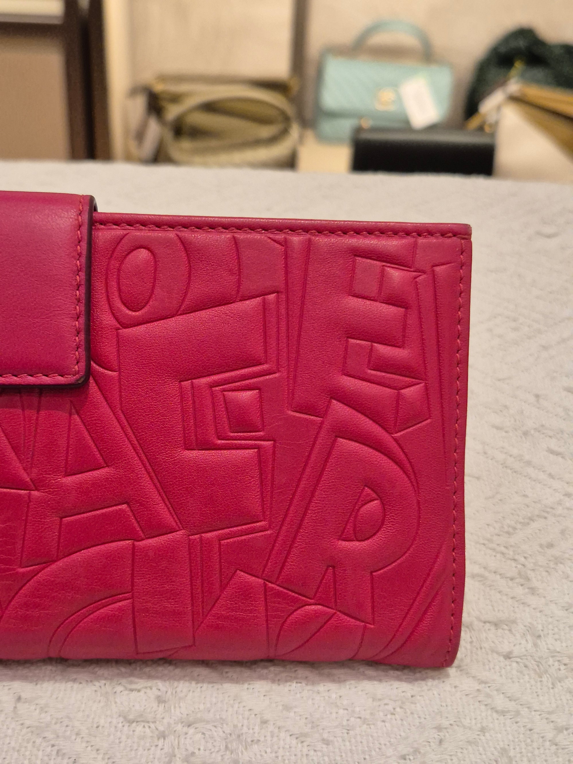 Salvatore Ferragamo Long Wallet Embossed