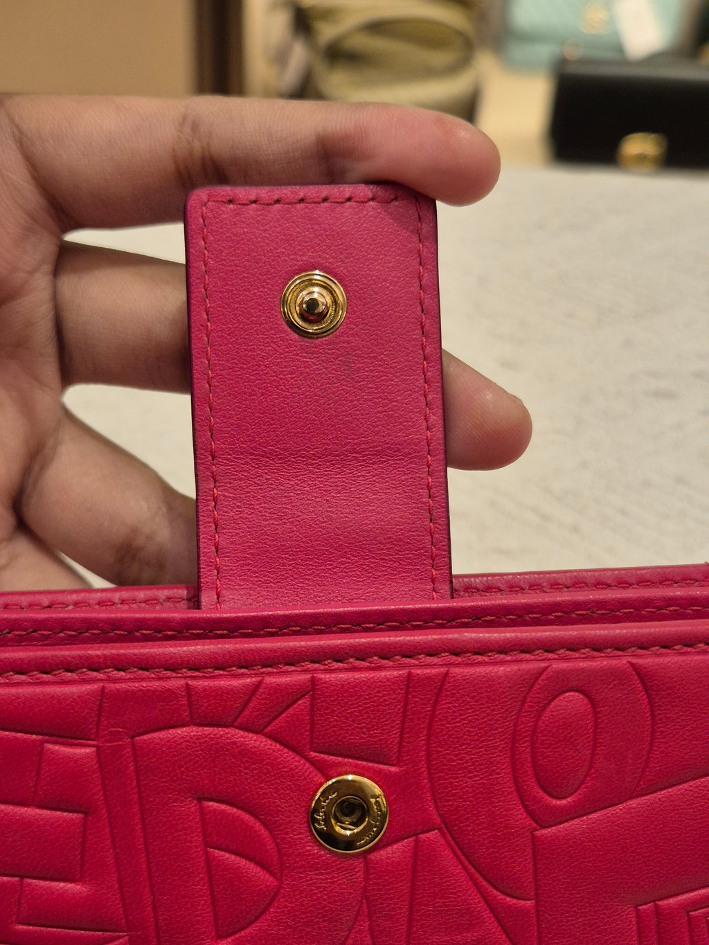Salvatore Ferragamo Long Wallet Embossed