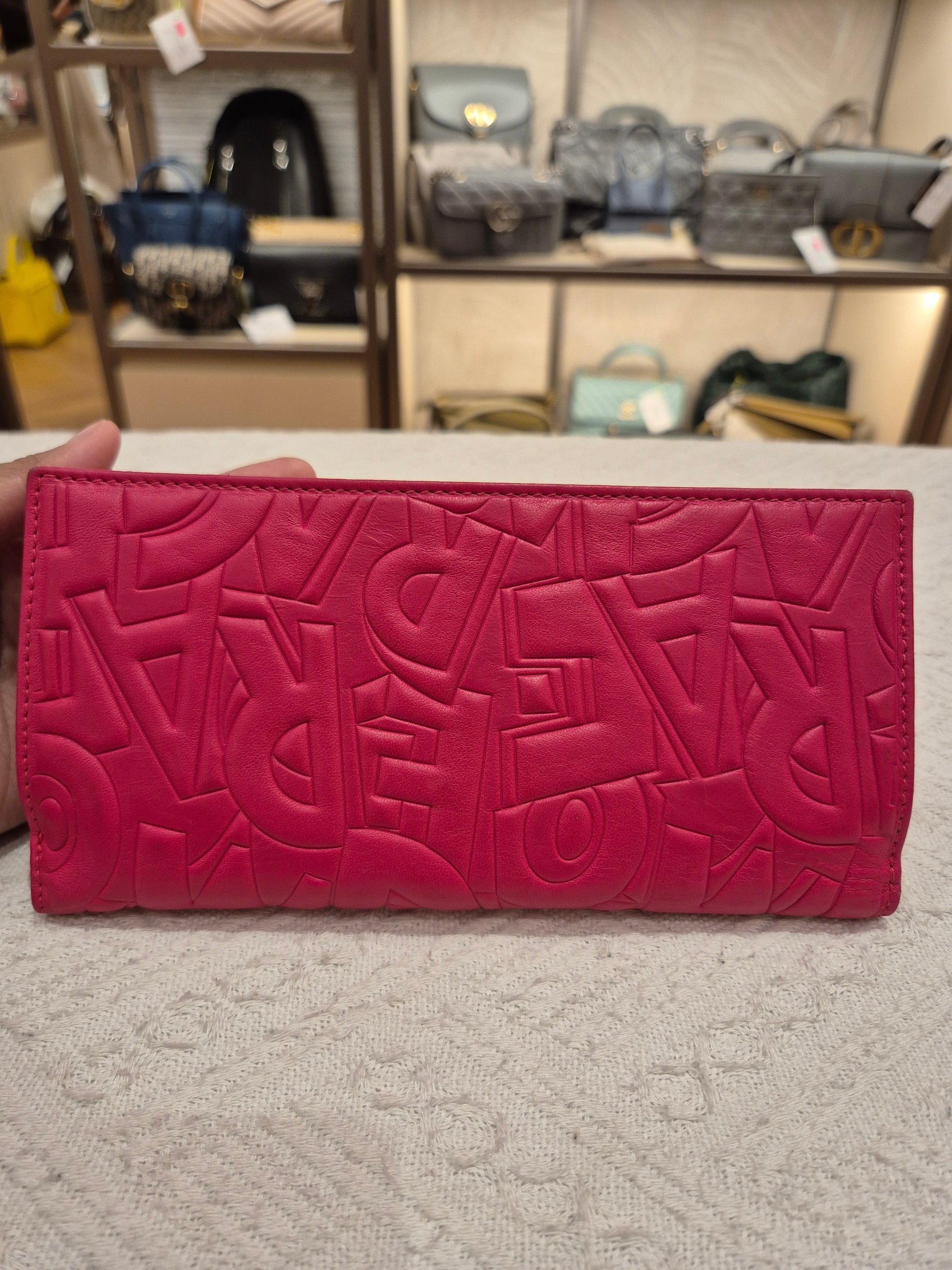 Salvatore Ferragamo Long Wallet Embossed