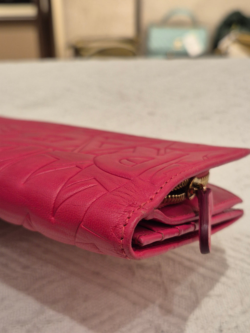 Salvatore Ferragamo Long Wallet Embossed