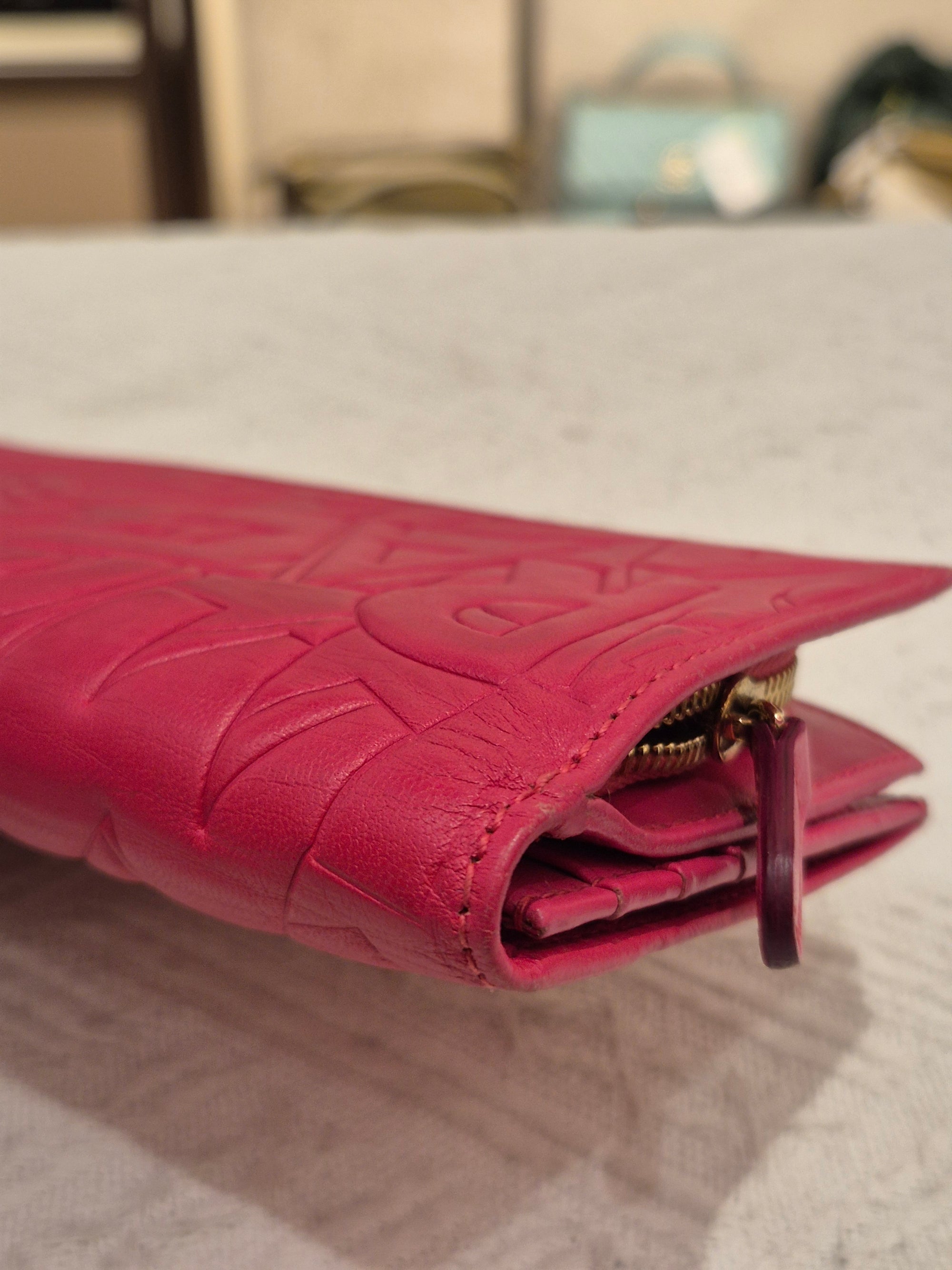 Salvatore Ferragamo Long Wallet Embossed
