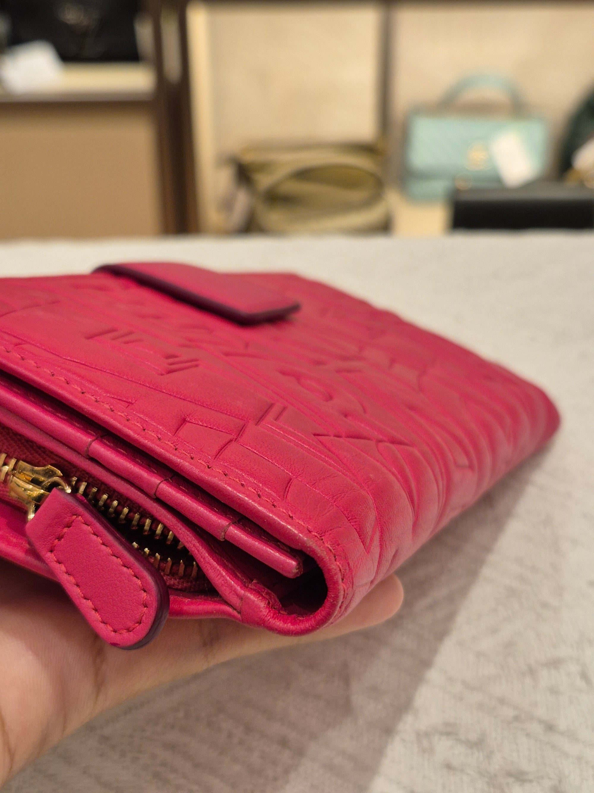 Salvatore Ferragamo Long Wallet Embossed