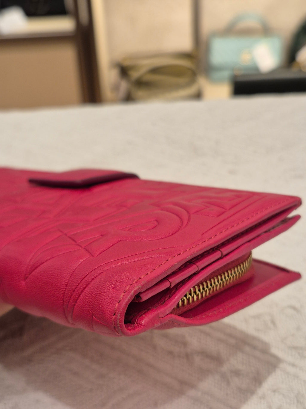 Salvatore Ferragamo Long Wallet Embossed