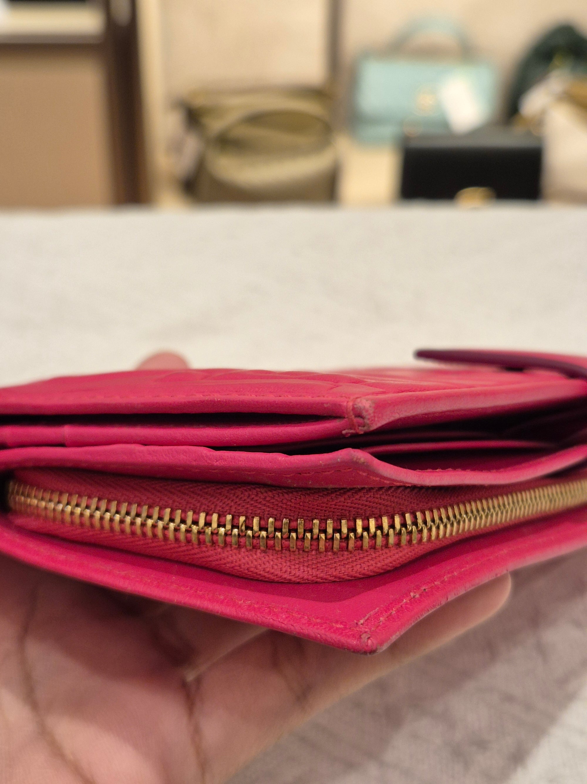 Salvatore Ferragamo Long Wallet Embossed