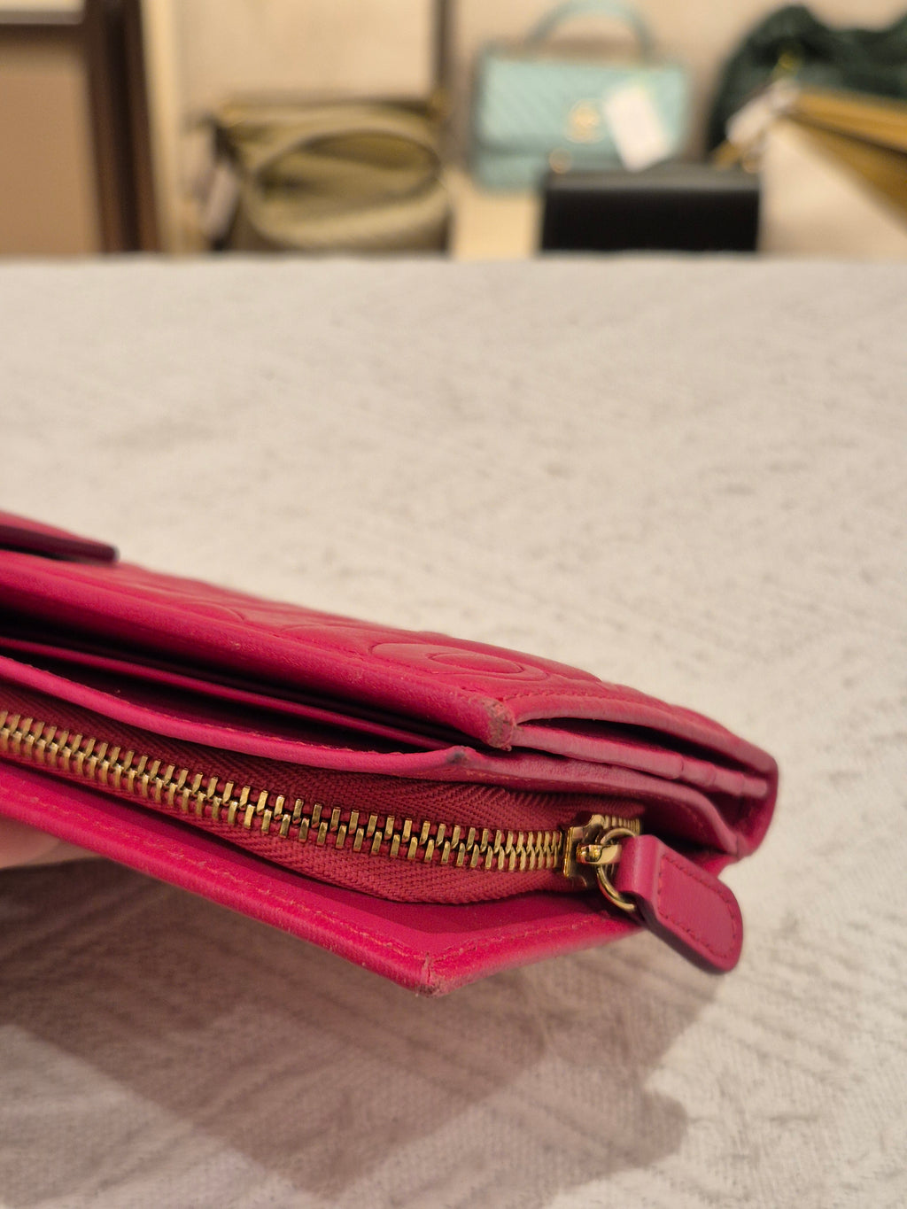Salvatore Ferragamo Long Wallet Embossed