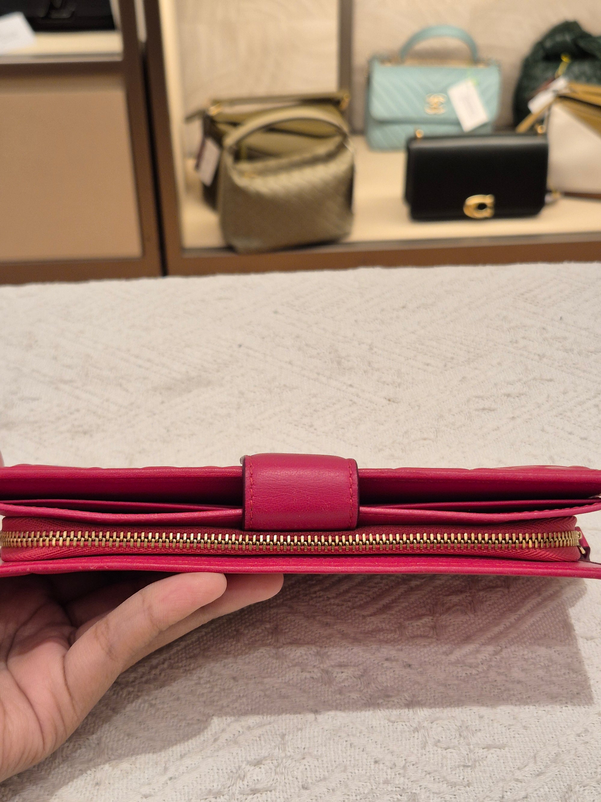 Salvatore Ferragamo Long Wallet Embossed