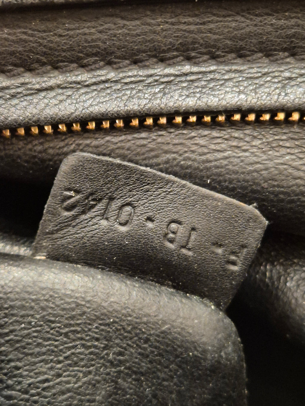 Celine Trapez Croco Black