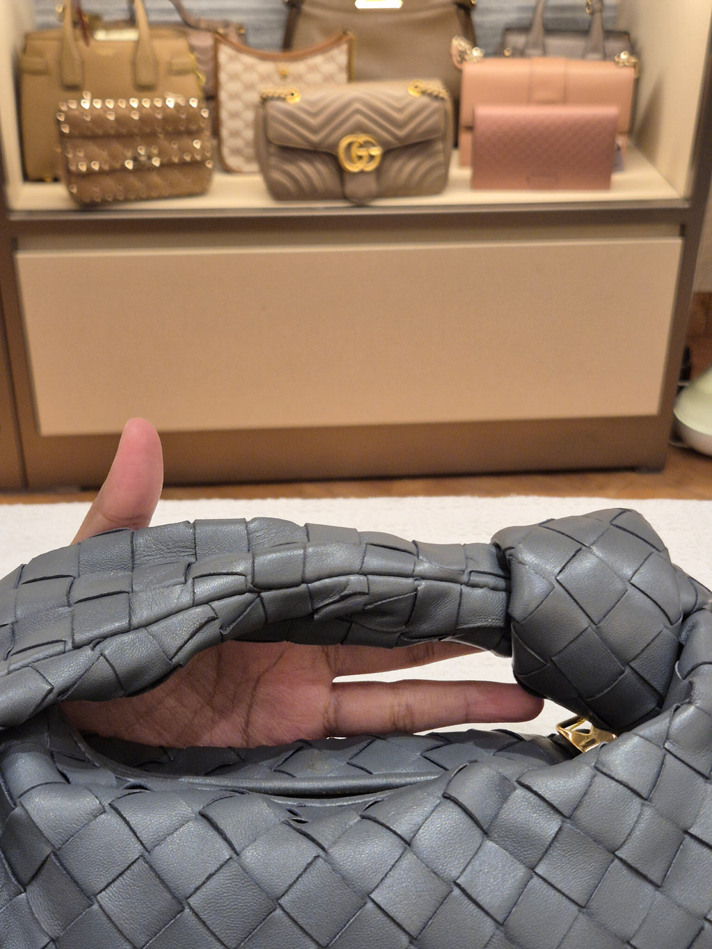 Bottega Veneta Jodie Mini Interciato