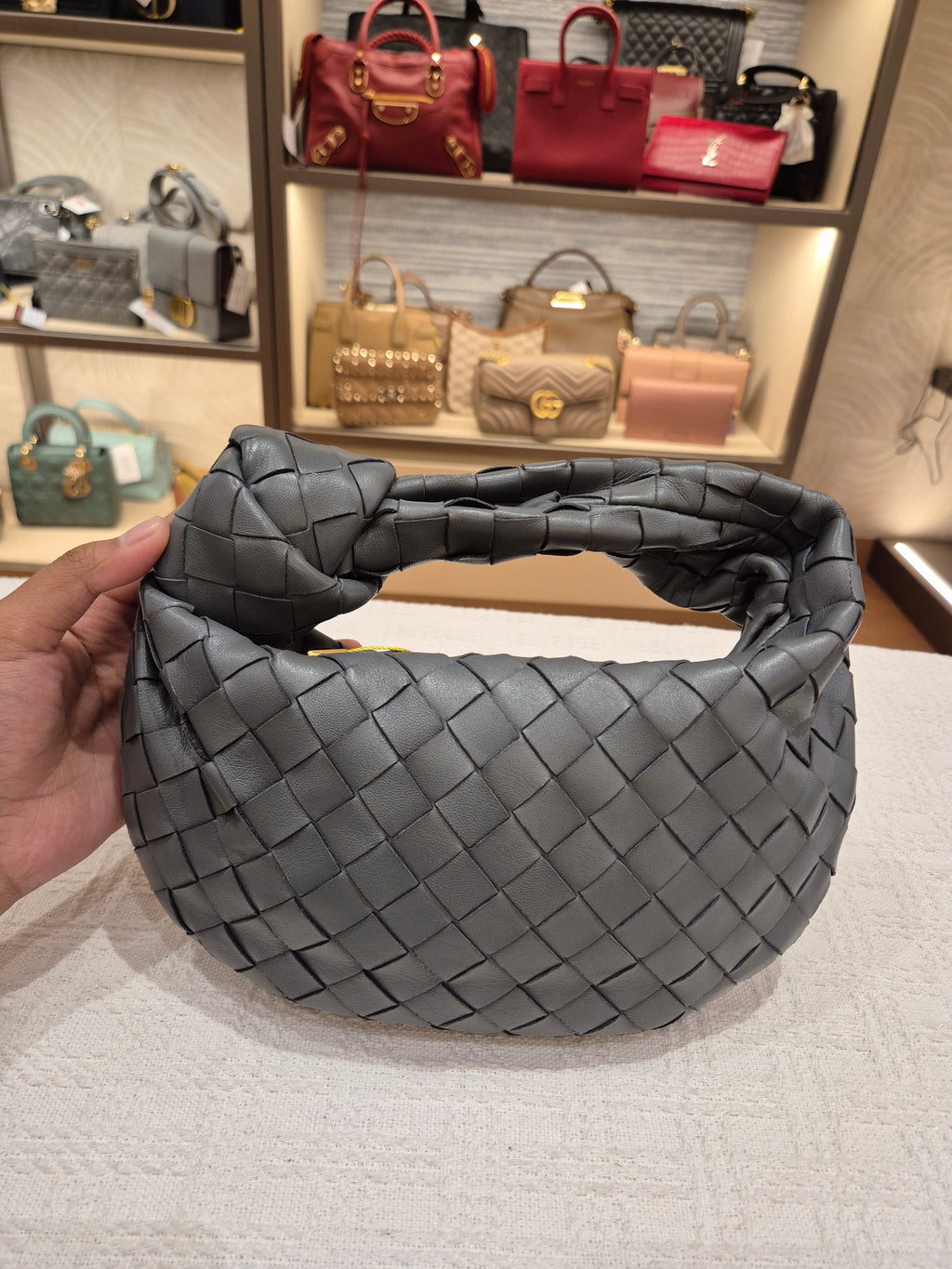 Bottega Veneta Jodie Mini Interciato