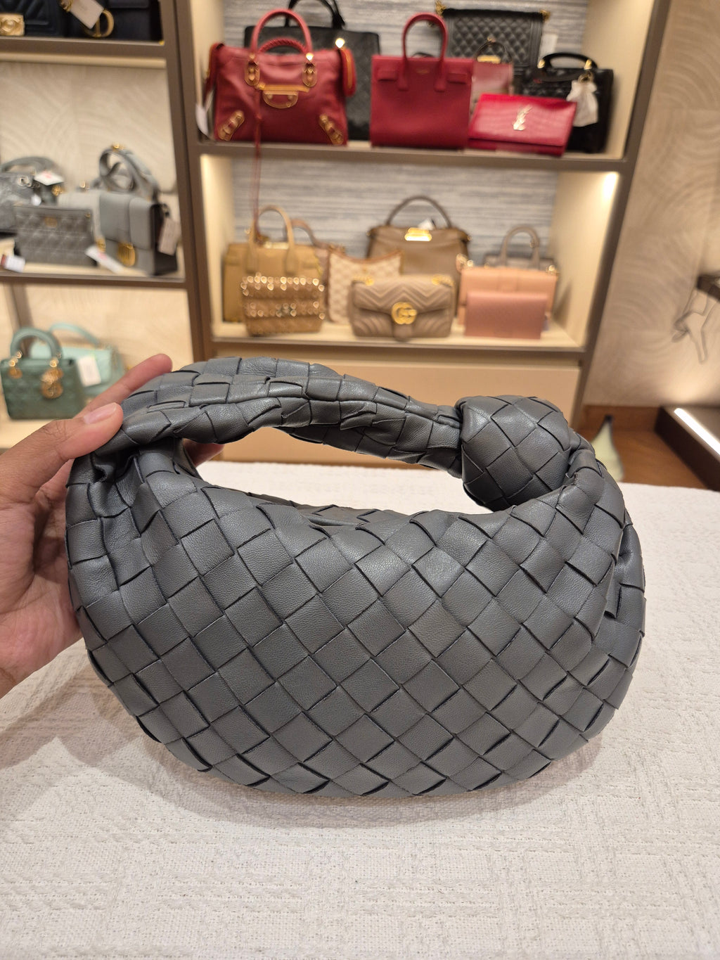 Bottega Veneta Jodie Mini Interciato